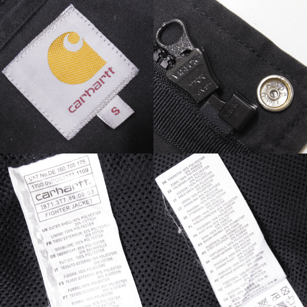 Carhartt 00S Logo Fighter Sun Faded Jacket Vintage Size US S / EU 44-46 / 1 - 8 Thumbnail