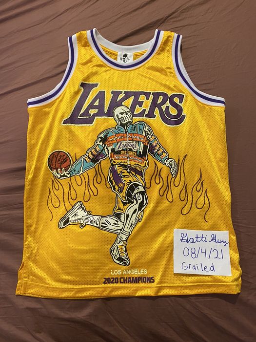 Warren Lotas Warren Lotas Lakers Champs LeBron James Jersey Grailed