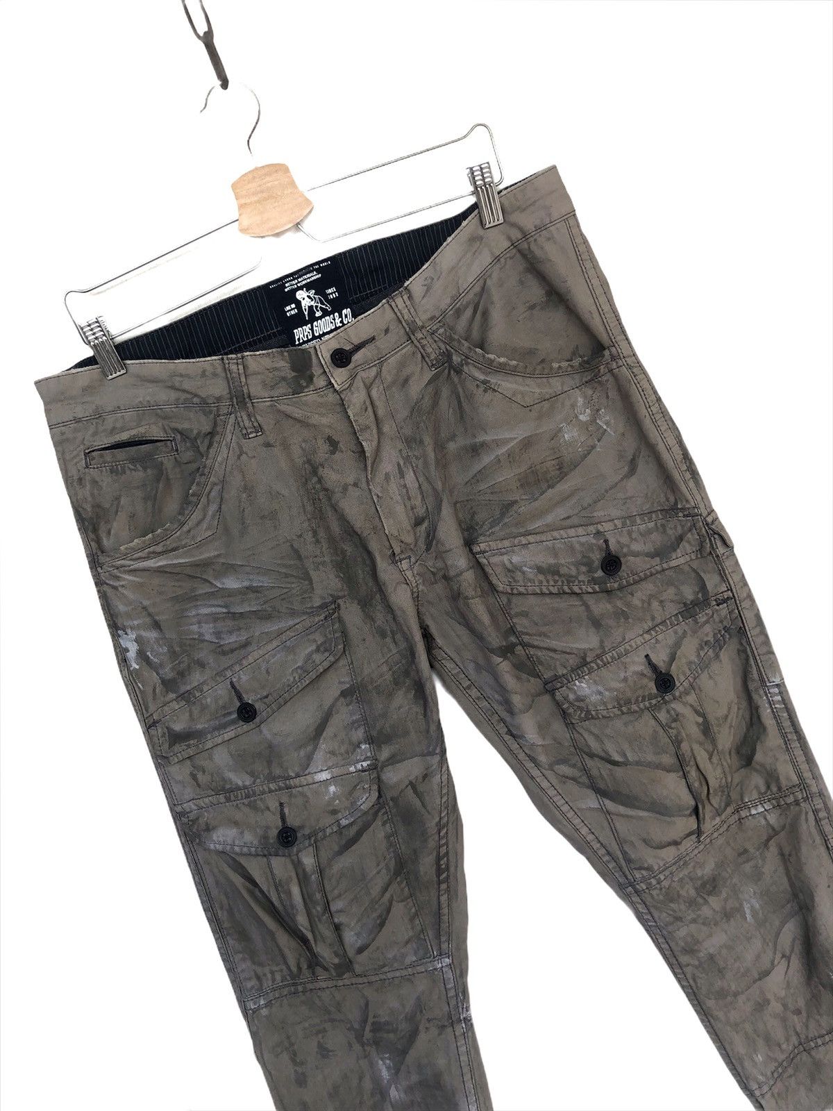 Prps RARE🔥PRPS 🇯🇵 Multi Pockets Distressed Design Jogger Pants Size US 36 / EU 52 - 3 Thumbnail