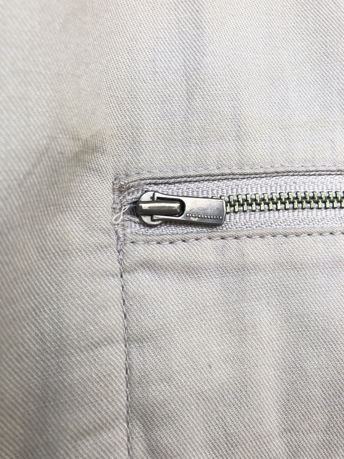 Black Barrett × Neil Barrett OG Neil Barrett 🇮🇹 Cargo Pocket Linen Blend Parachute Pants Size US 32 / EU 48 - 6 Thumbnail