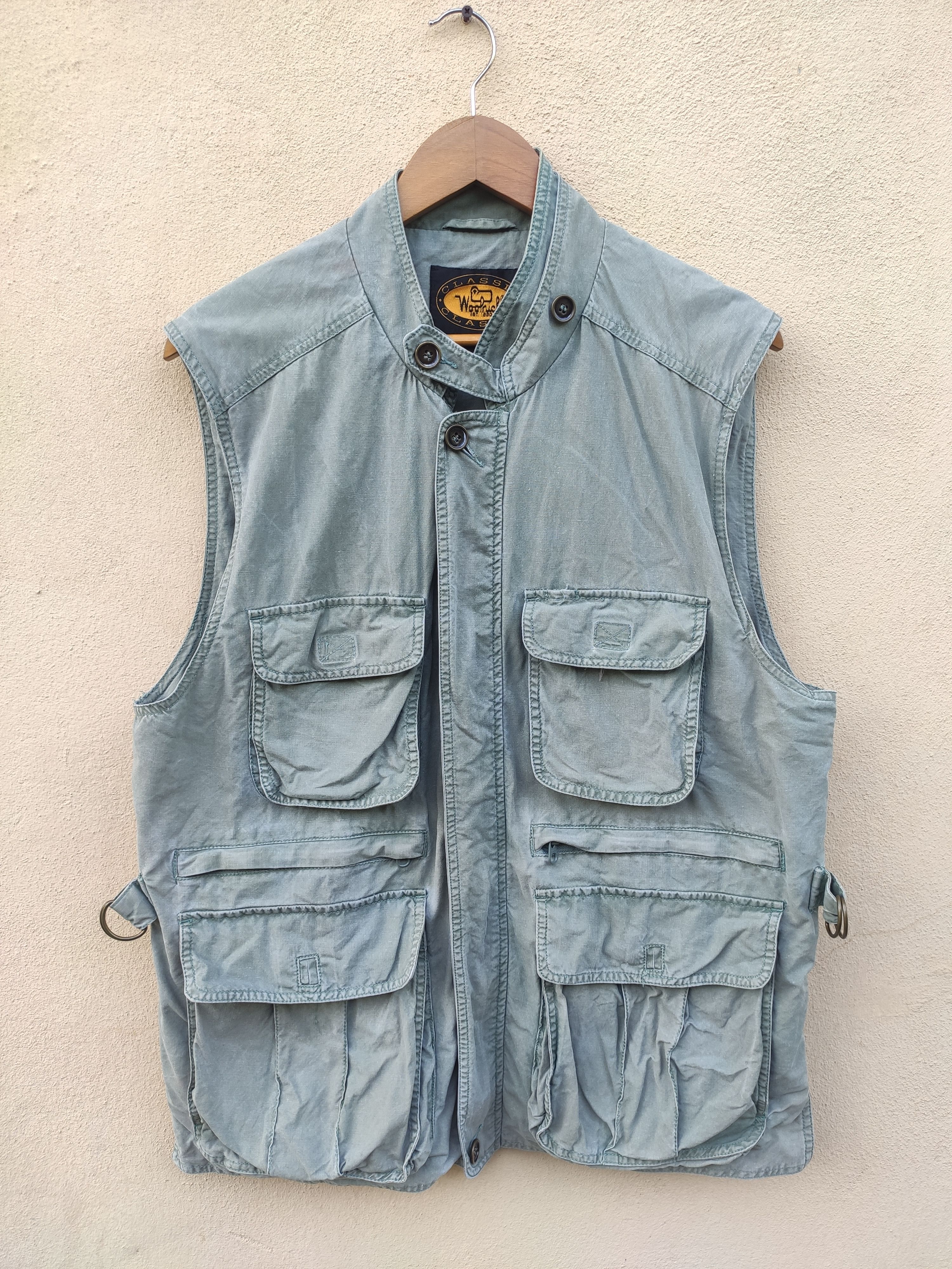 Woolrich Woolen Mills 🔥 Vintage Woolrich vest military green army fishing Size US M / EU 48-50 / 2 - 1 Thumbnail