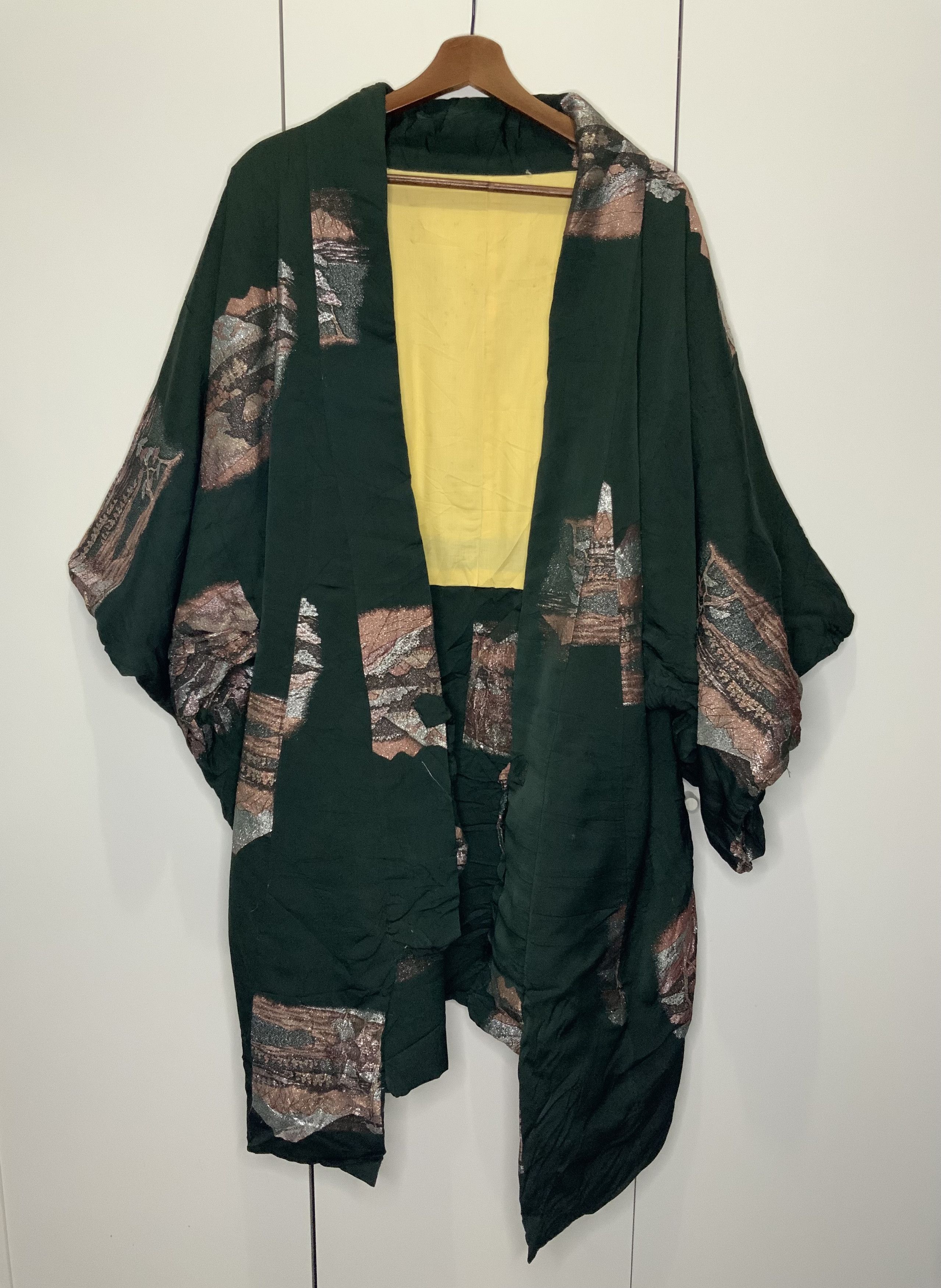 Japanese Brand Vintage Japanese Traditional Kimono Size US XL / EU 56 / 4 - 1 Thumbnail