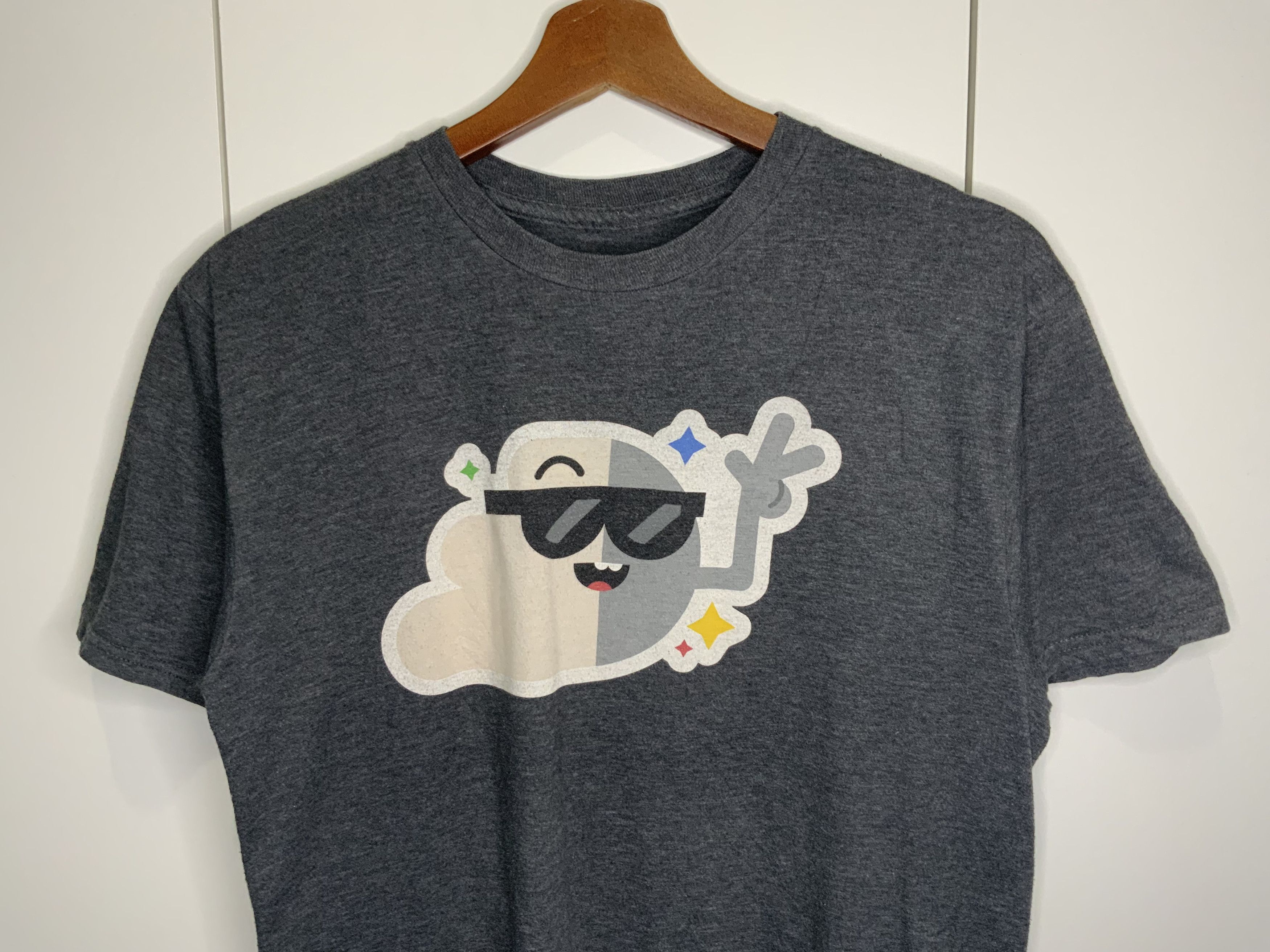 Japanese Brand Google Cloud Born Cloud Worn Proud Tee Size US M / EU 48-50 / 2 - 3 Thumbnail