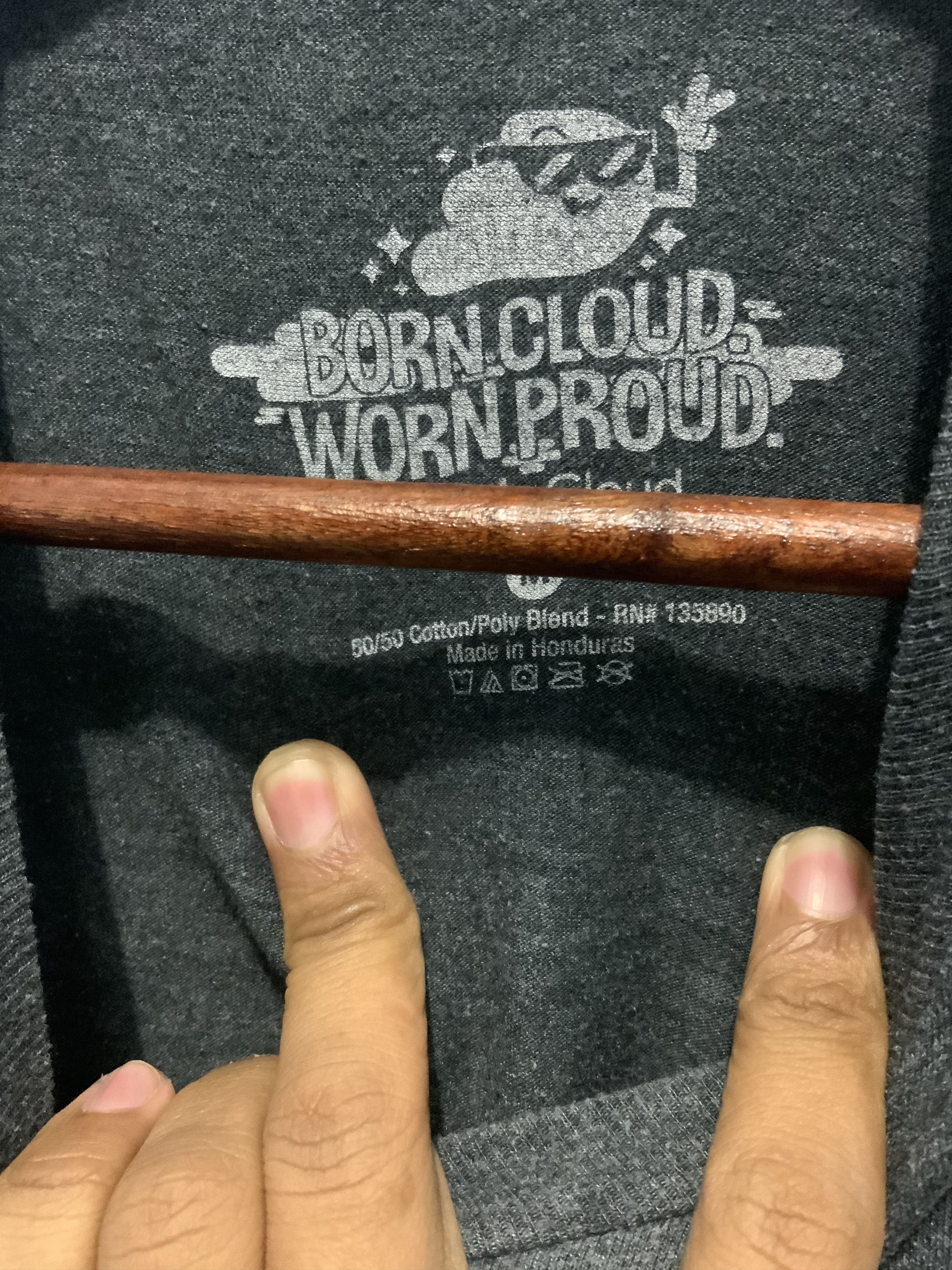 Japanese Brand Google Cloud Born Cloud Worn Proud Tee Size US M / EU 48-50 / 2 - 10 Thumbnail