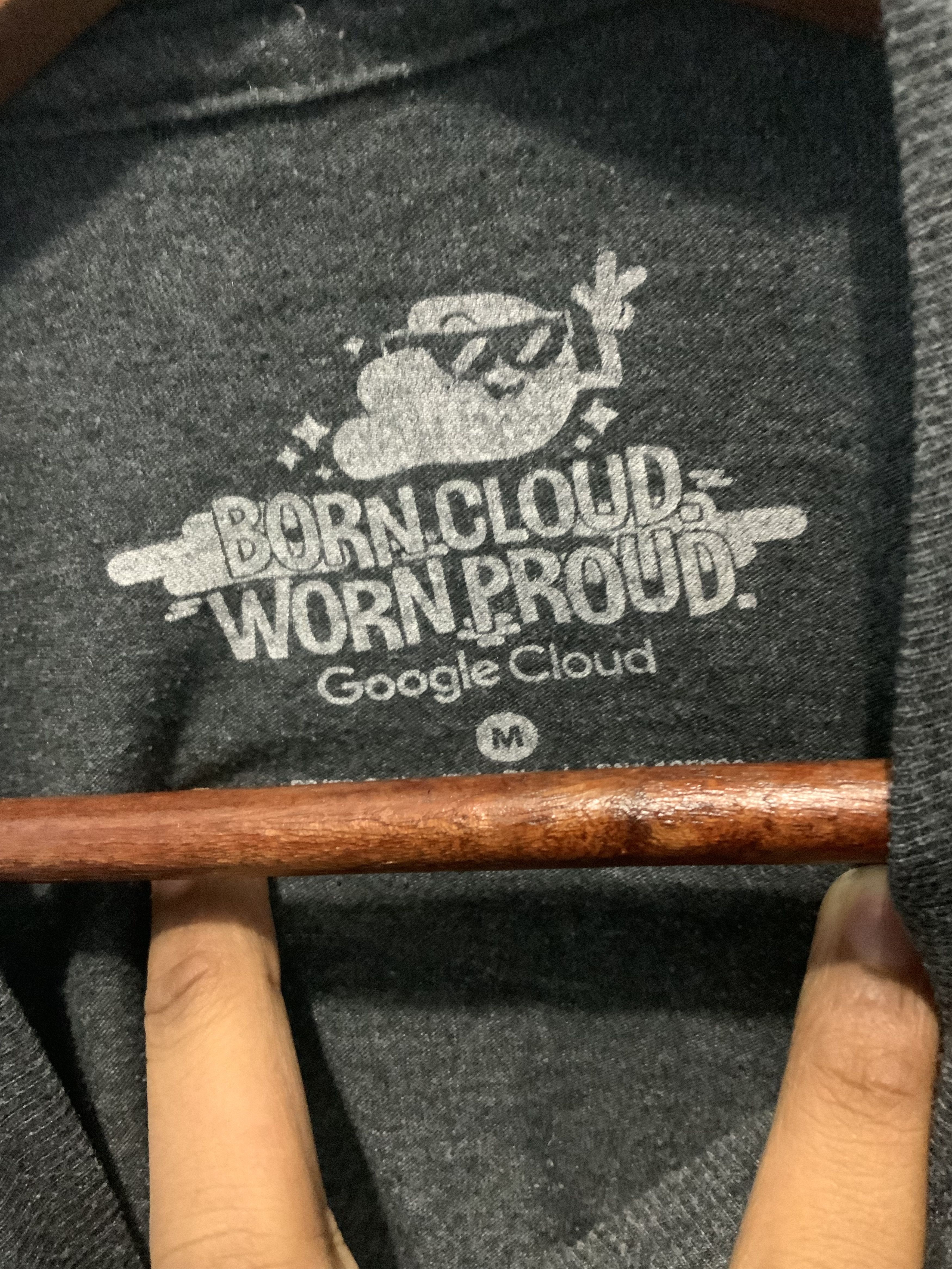 Japanese Brand Google Cloud Born Cloud Worn Proud Tee Size US M / EU 48-50 / 2 - 9 Thumbnail