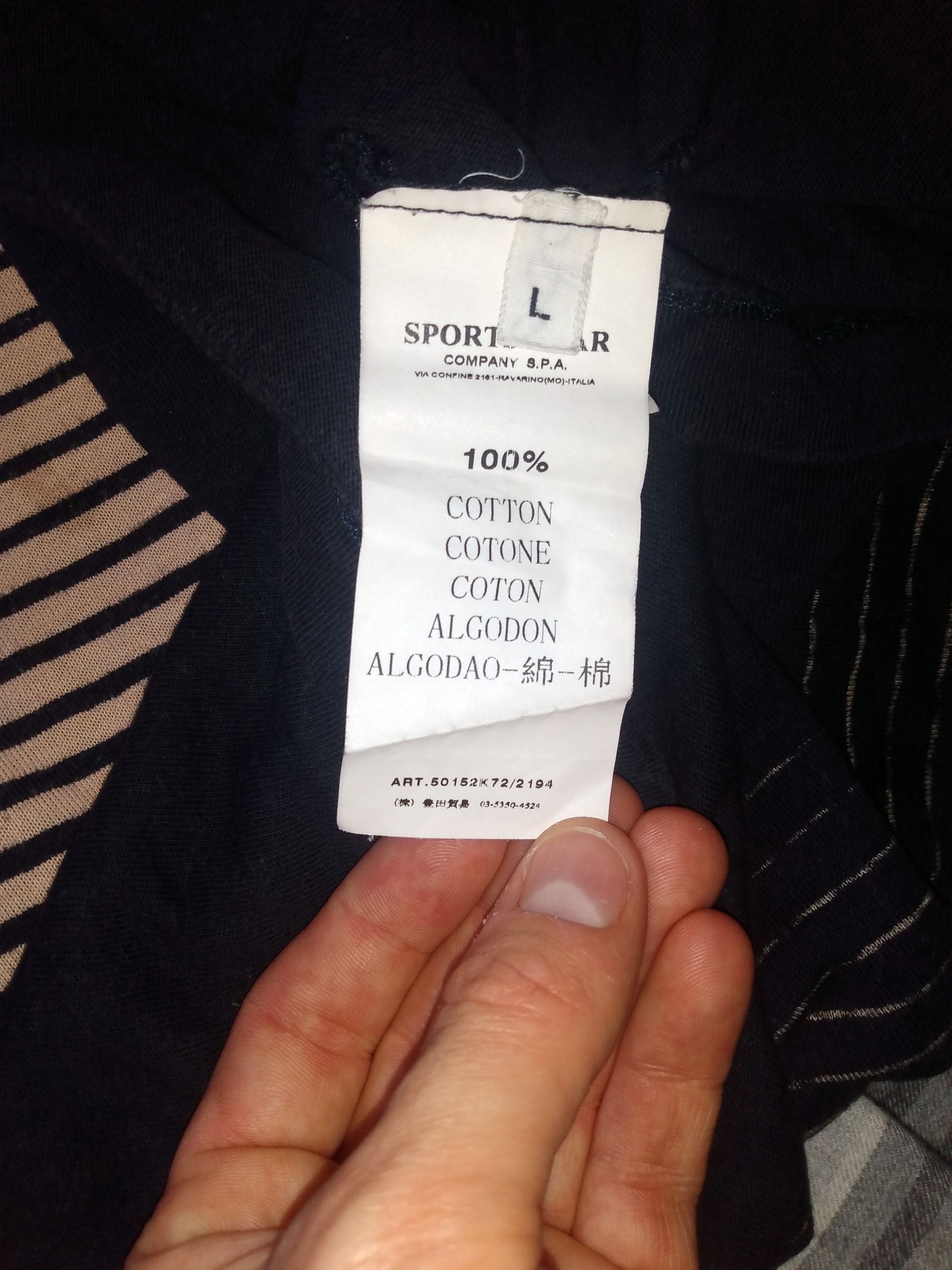 Stone Island Bleach Print Stripes Border 2010 Size US L / EU 52-54 / 3 - 4 Thumbnail