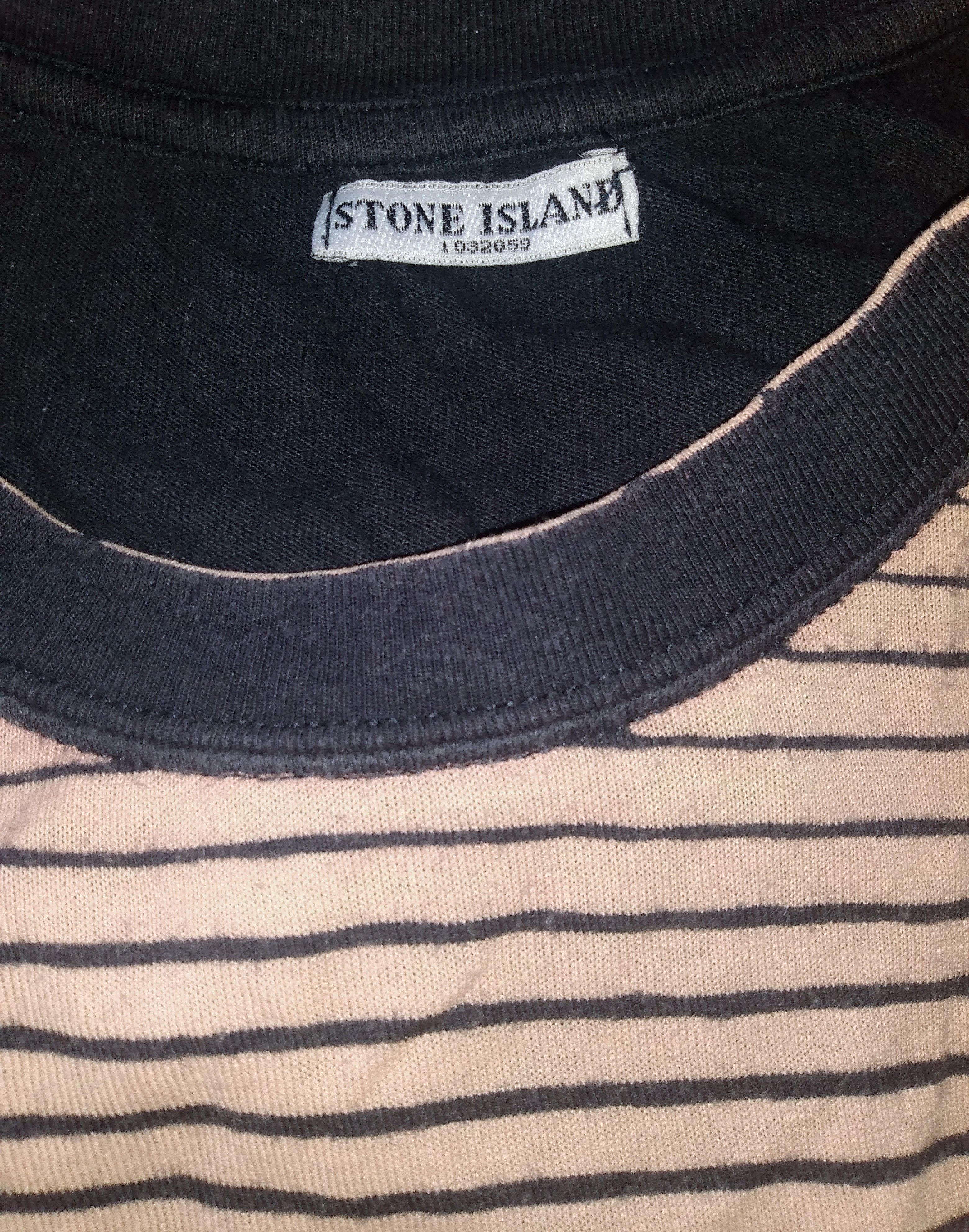 Stone Island Bleach Print Stripes Border 2010 Size US L / EU 52-54 / 3 - 3 Thumbnail
