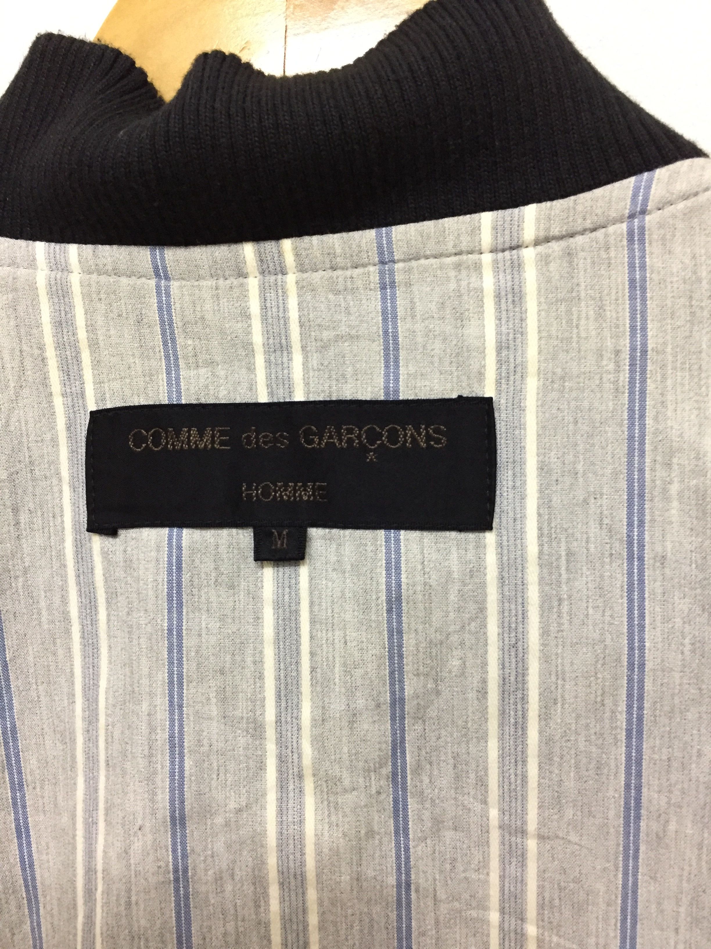 Comme des Garcons Homme SS1989 COMME Des GARCONS Stripe Reversible bomber jacket Size US M / EU 48-50 / 2 - 3 Thumbnail