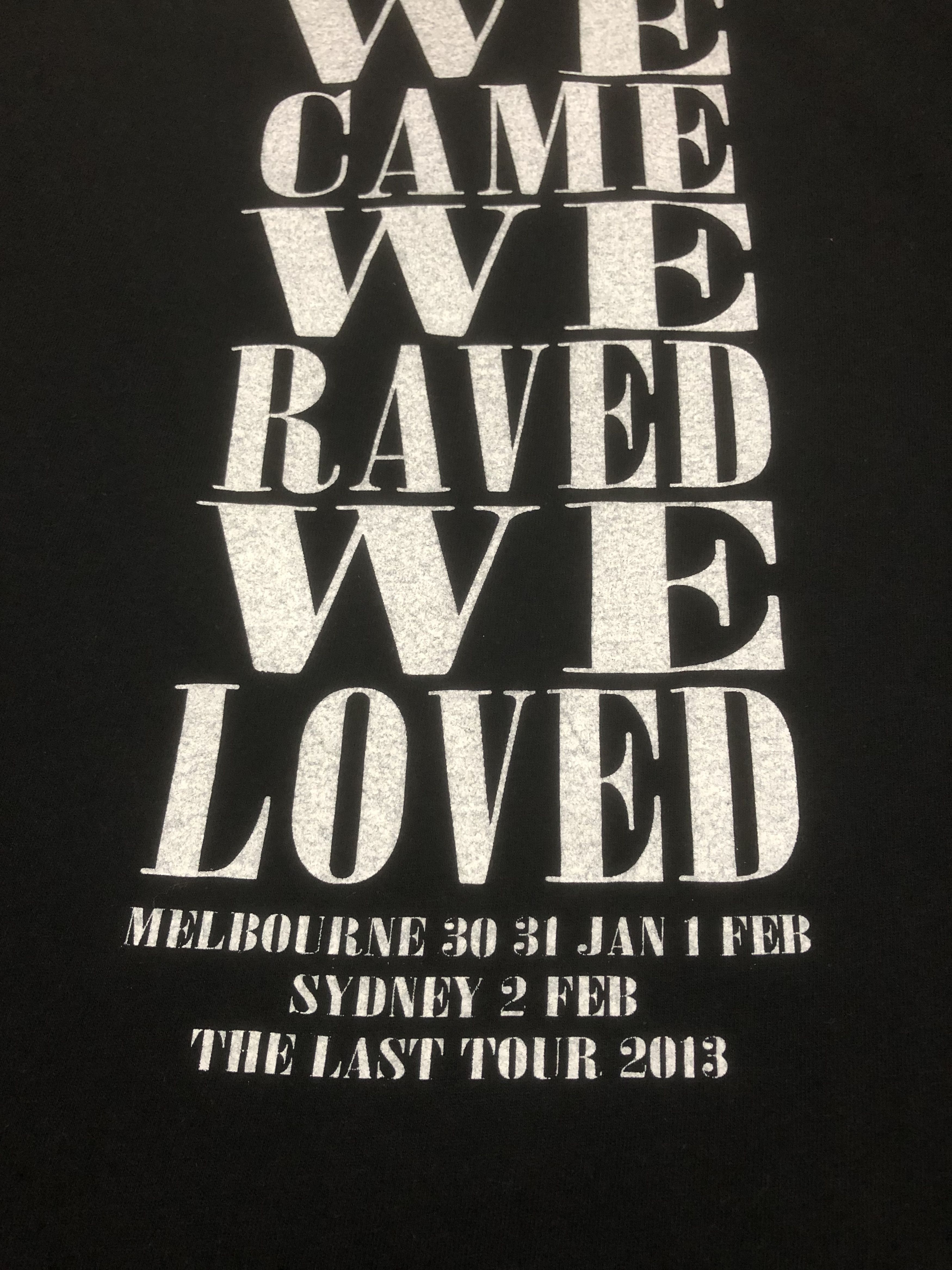 Rare Swedish House Mafia Last Tour T-shirts