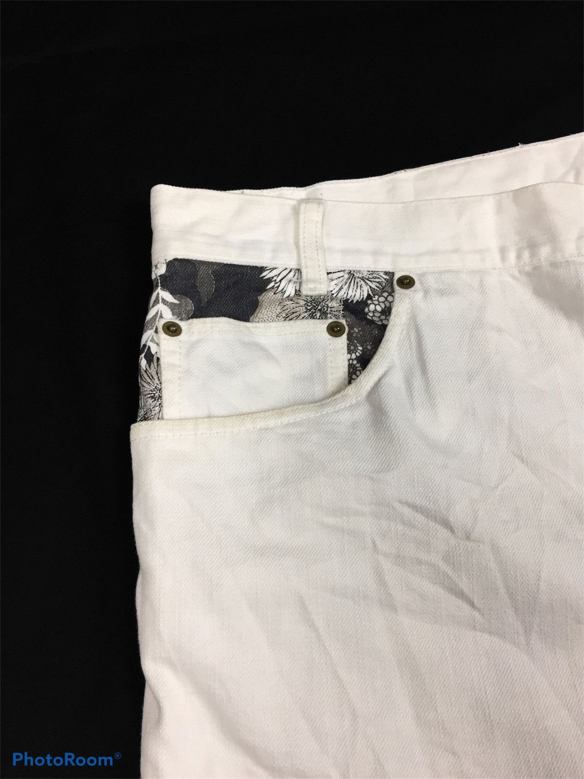 Japanese Brand Rare Design Karakuri Tamashi Jeans Short Pants Size US 44 / EU 60 - 5 Thumbnail