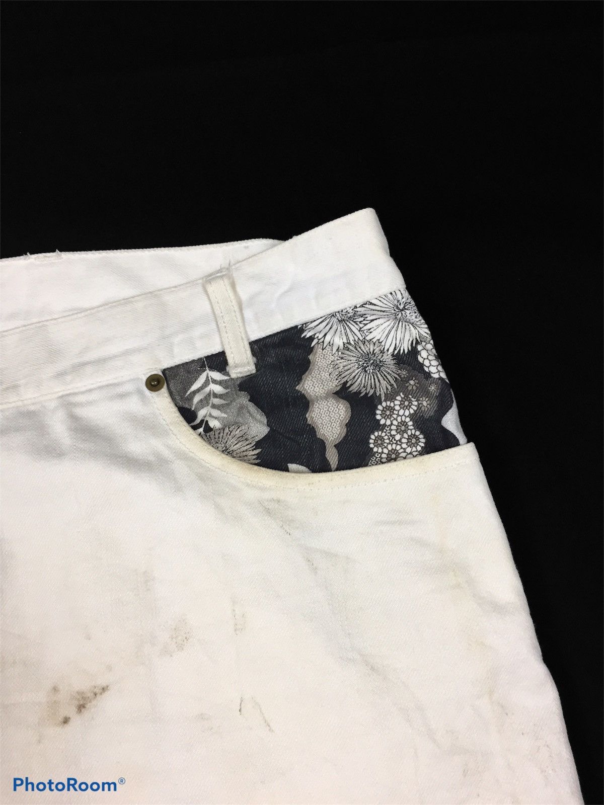 Japanese Brand Rare Design Karakuri Tamashi Jeans Short Pants Size US 44 / EU 60 - 6 Thumbnail