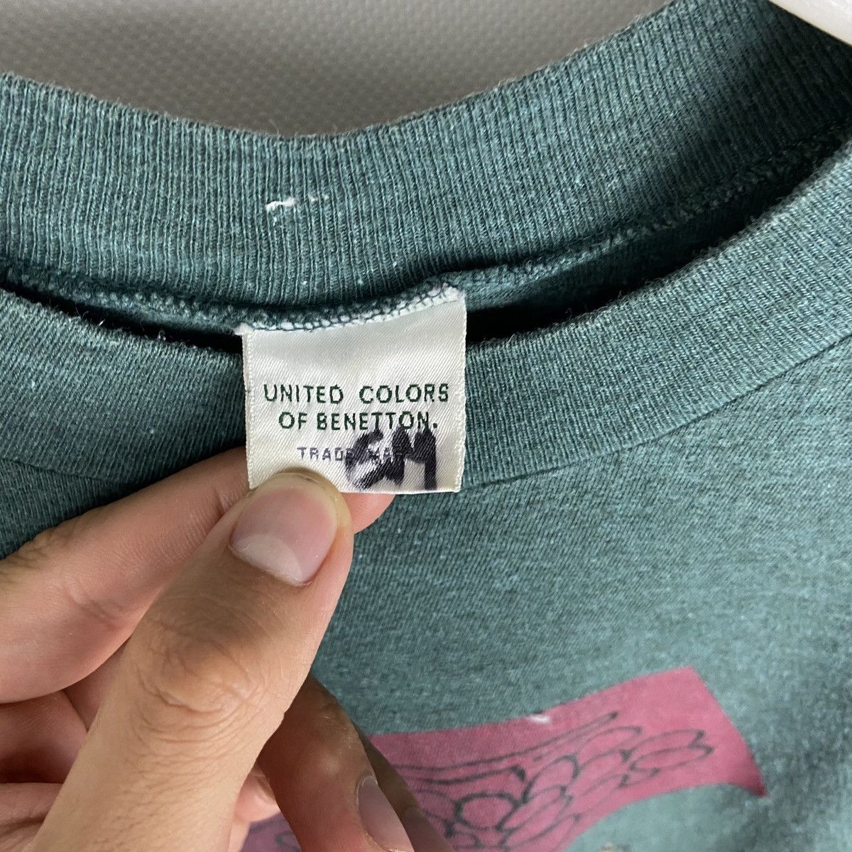 Vintage Vintage rare 90’s Benetton Oversize Eco Natural product tee Size US S / EU 44-46 / 1 - 4 Thumbnail