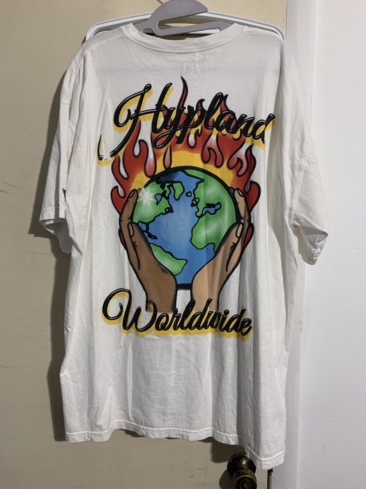 Hypland White Hypland Airbrush Tee | Grailed