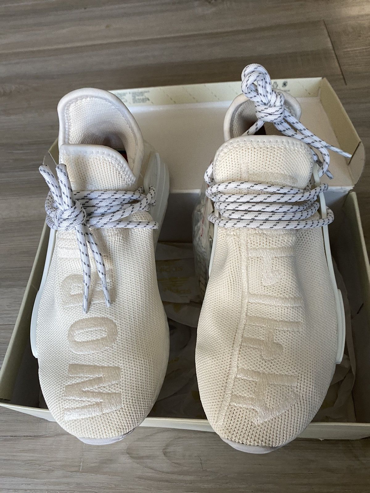 Adidas pharrell hu nmd trail holi blank canvas online