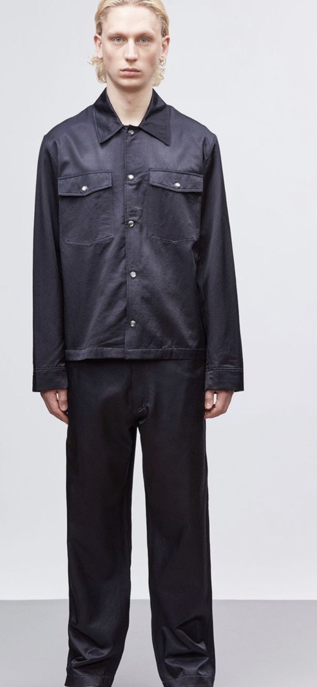 Our Legacy Our Legacy - Evening Coach Jacket Midnight Silky Satin | Grailed