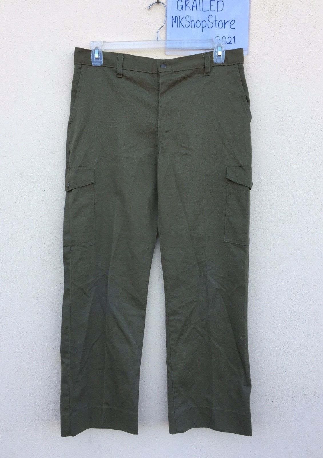 Boy Scout Pants, Shorts, Made in USA, Men's Size L unclear Khaki type Vintage Second Hand