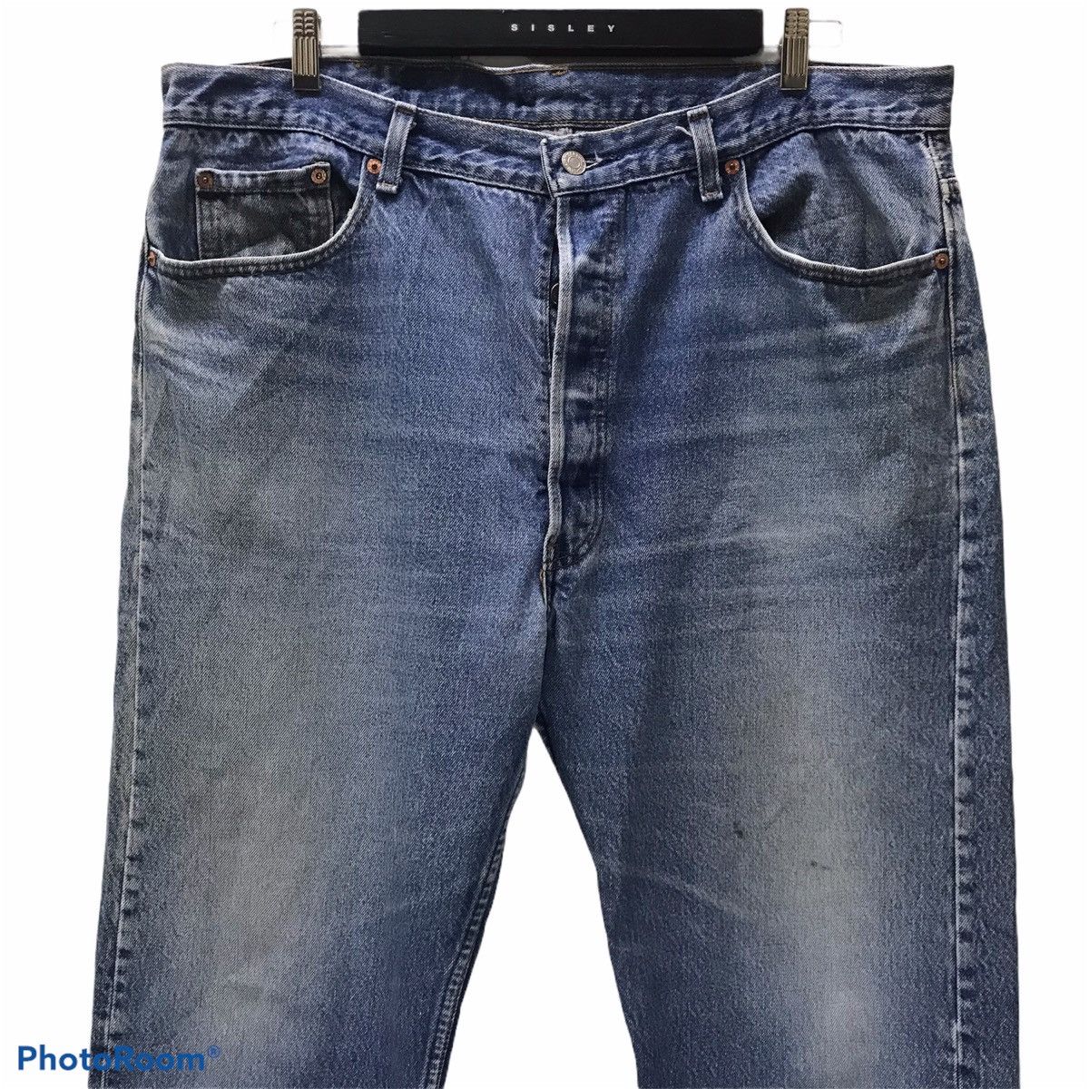 Levi's Vintage 80s Levis 501xx Lightwash Jeans Nice Faded 40x42 Size US 40 / EU 56 - 3 Thumbnail