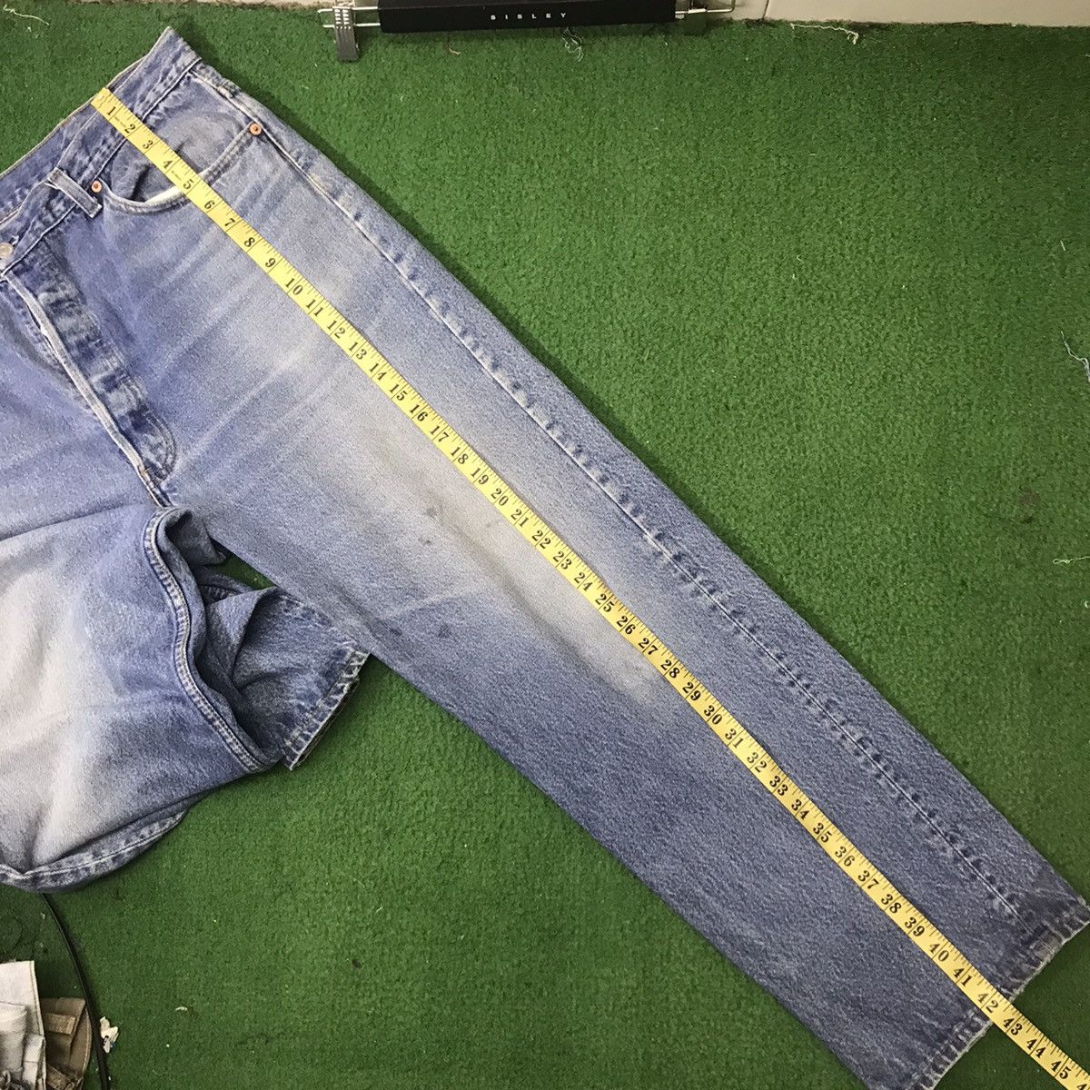 Levi's Vintage 80s Levis 501xx Lightwash Jeans Nice Faded 40x42 Size US 40 / EU 56 - 23 Thumbnail