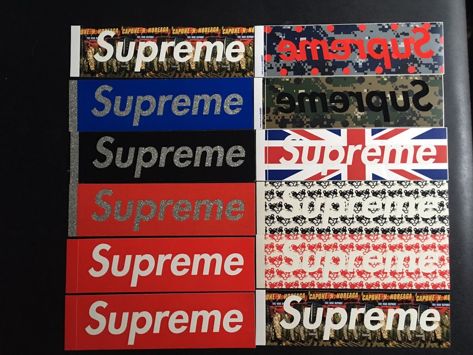 Supreme RARE Supreme Box Logo Stickers Size ONE SIZE - 1 Preview