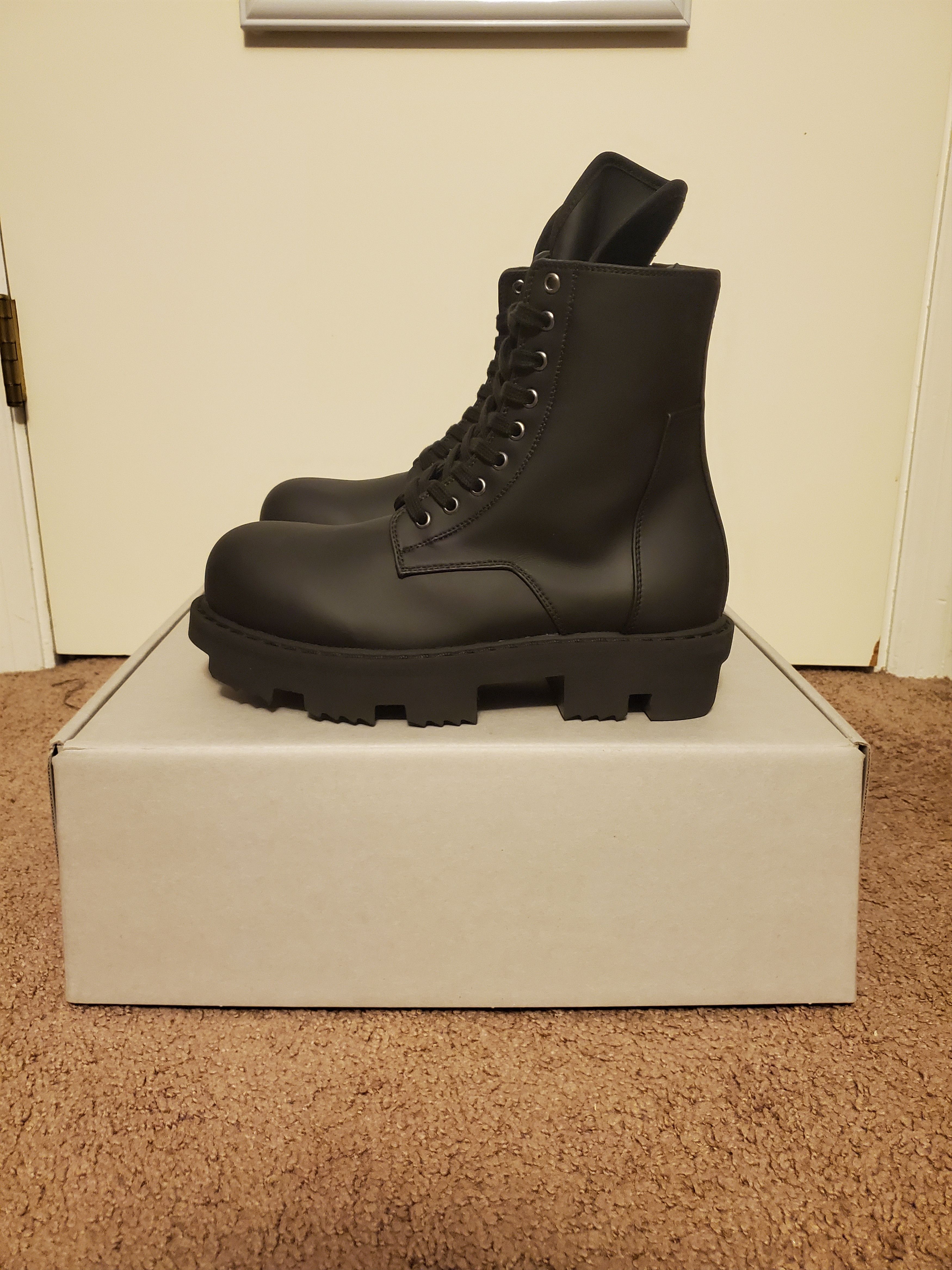 Rick Owens Rick Owens Drksdhw Megatooth Army Boots | Grailed