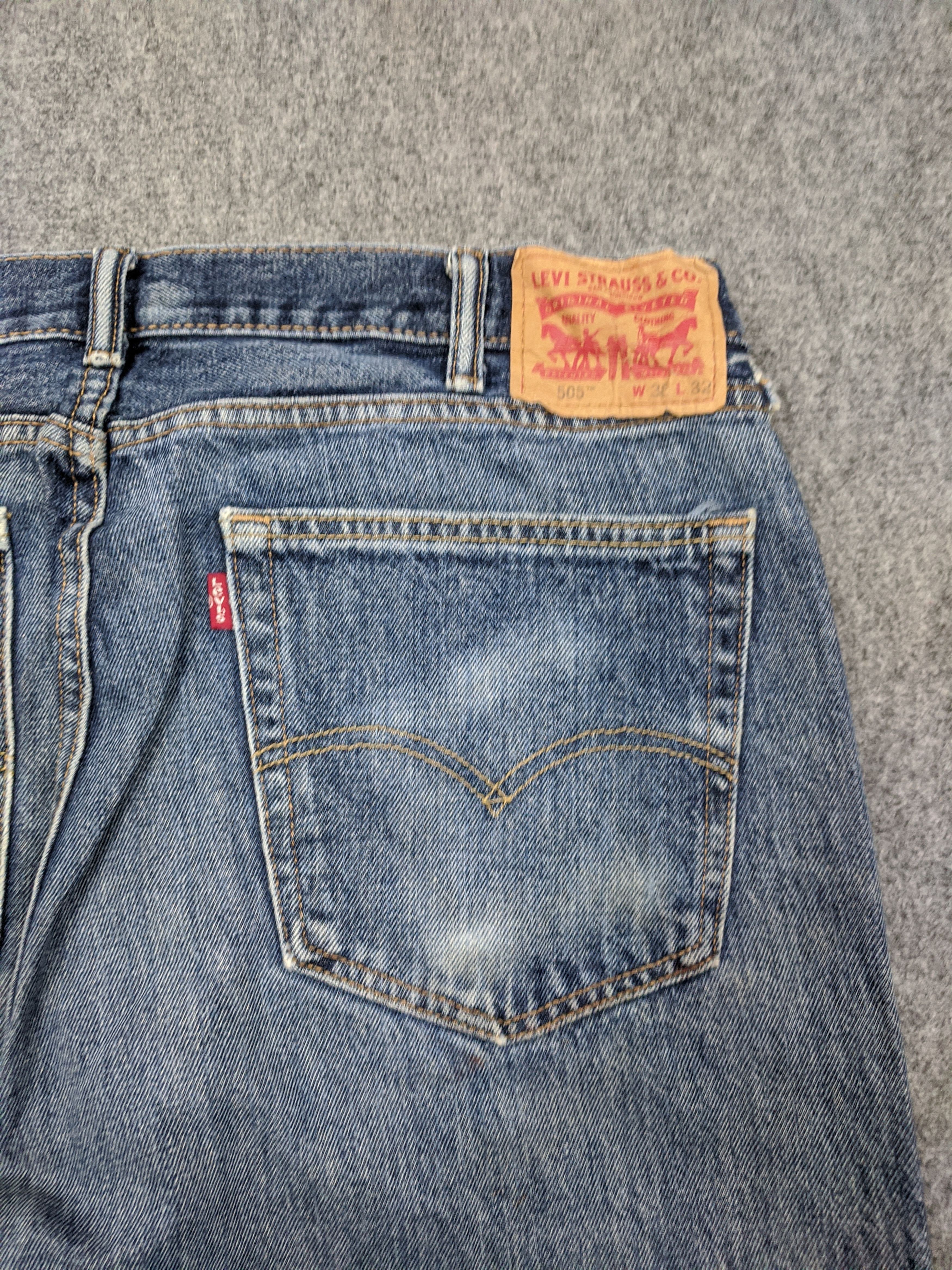 Levi's Vintage Levis 505 Jeans DP0607 Size US 37 - 13 Thumbnail