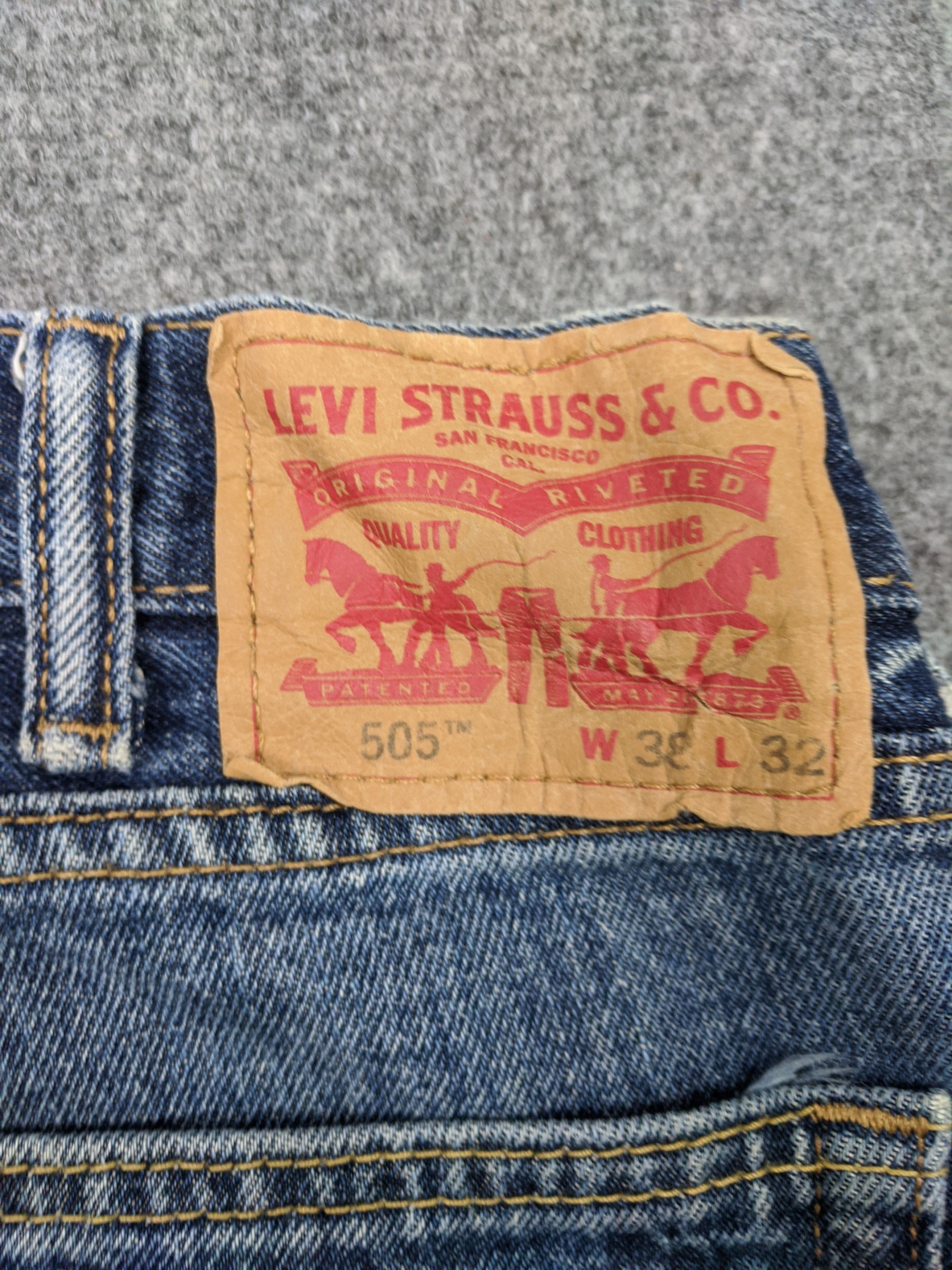Levi's Vintage Levis 505 Jeans DP0607 Size US 37 - 5 Thumbnail