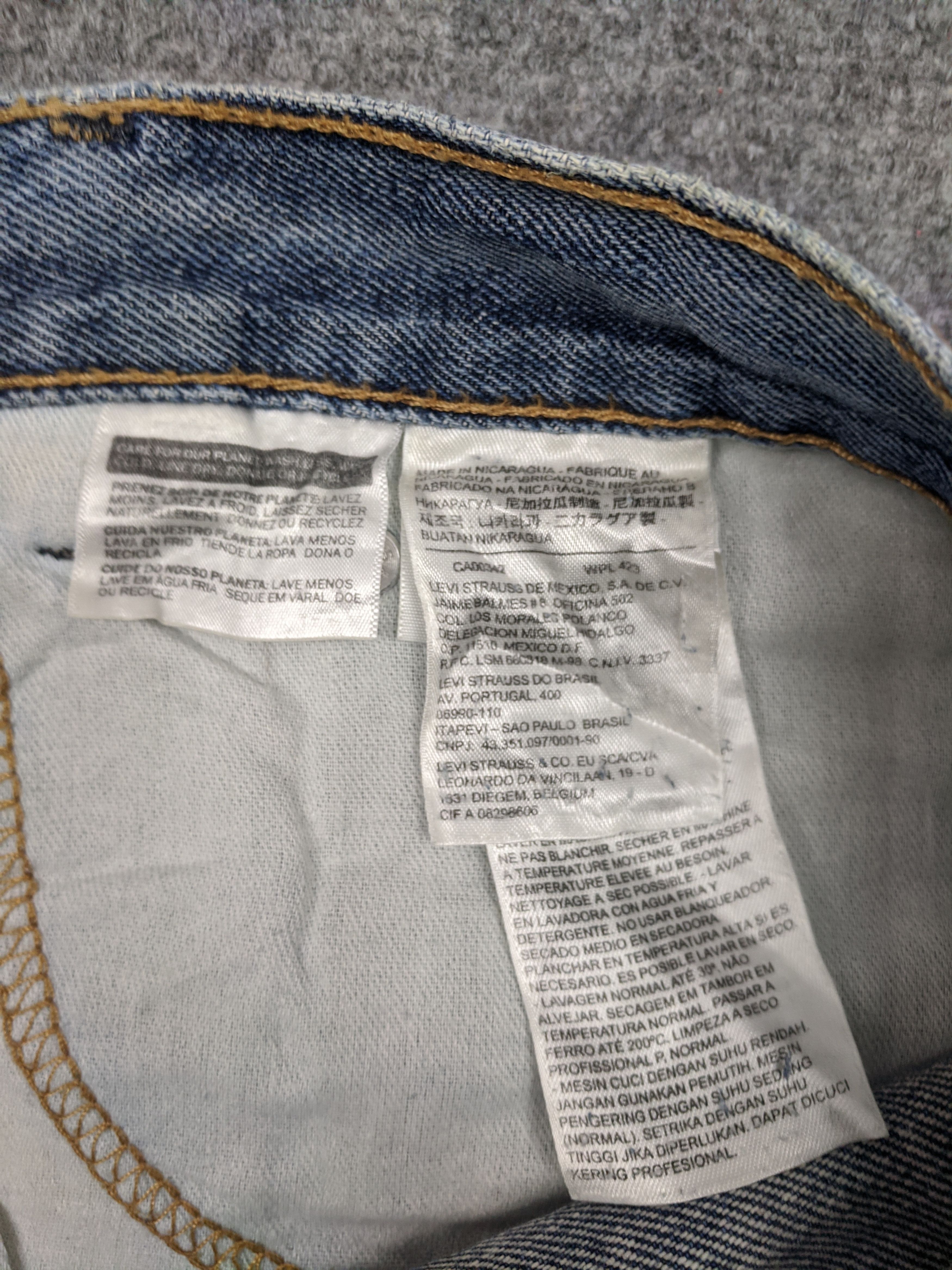 Levi's Vintage Levis 505 Jeans DP0607 Size US 37 - 8 Thumbnail