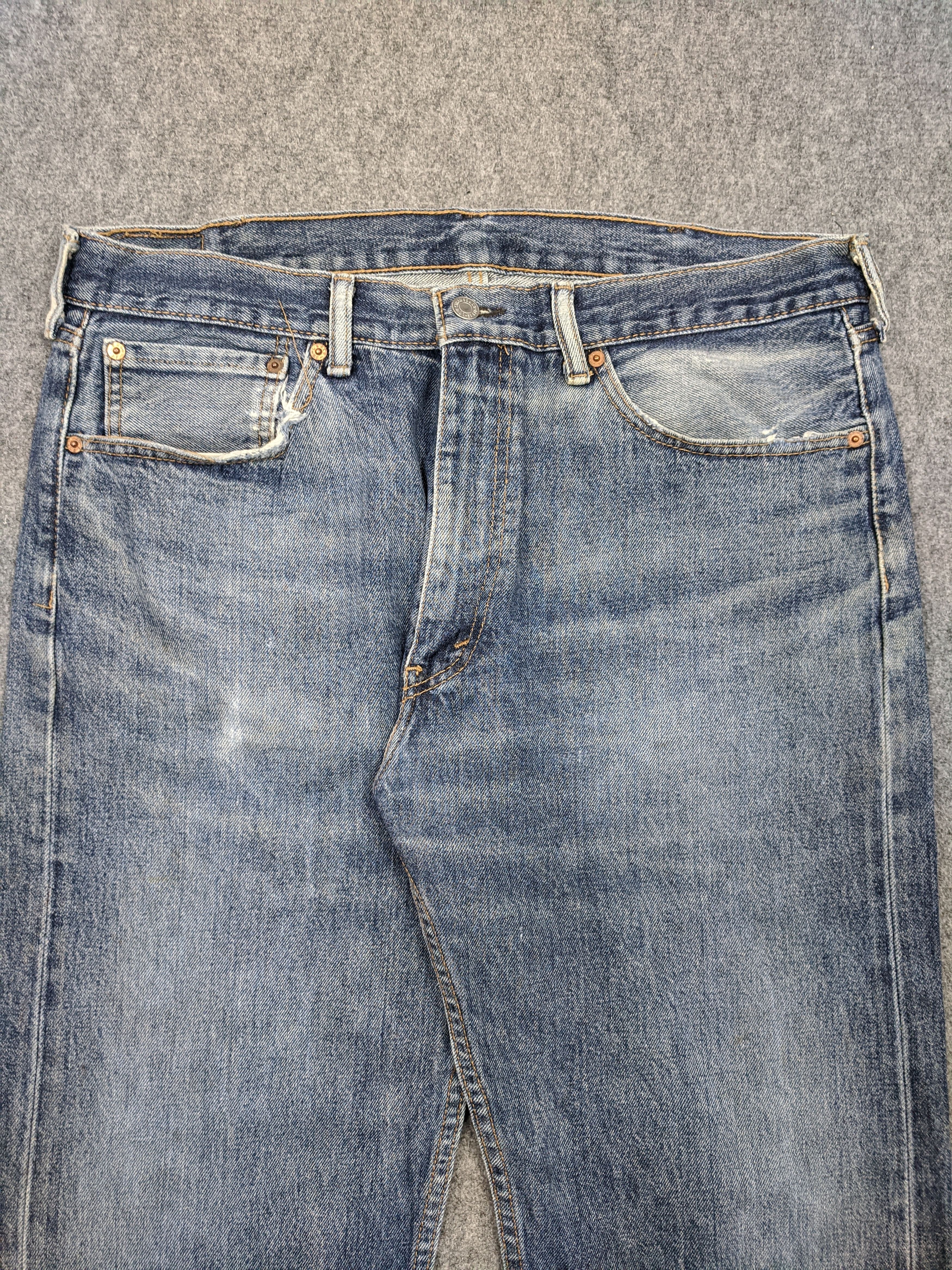 Levi's Vintage Levis 505 Jeans DP0607 Size US 37 - 2 Thumbnail