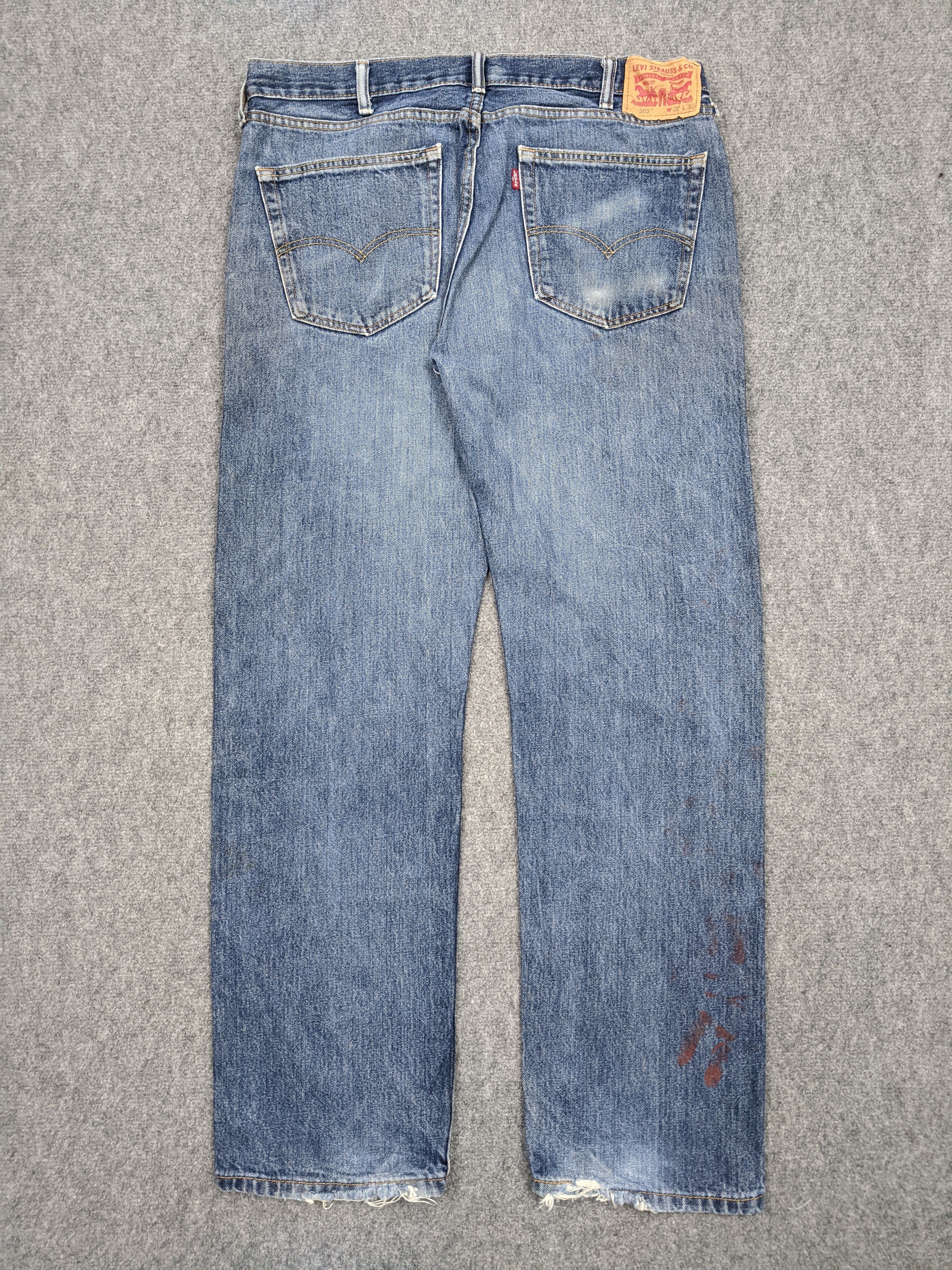 Levi's Vintage Levis 505 Jeans DP0607 Size US 37 - 3 Thumbnail