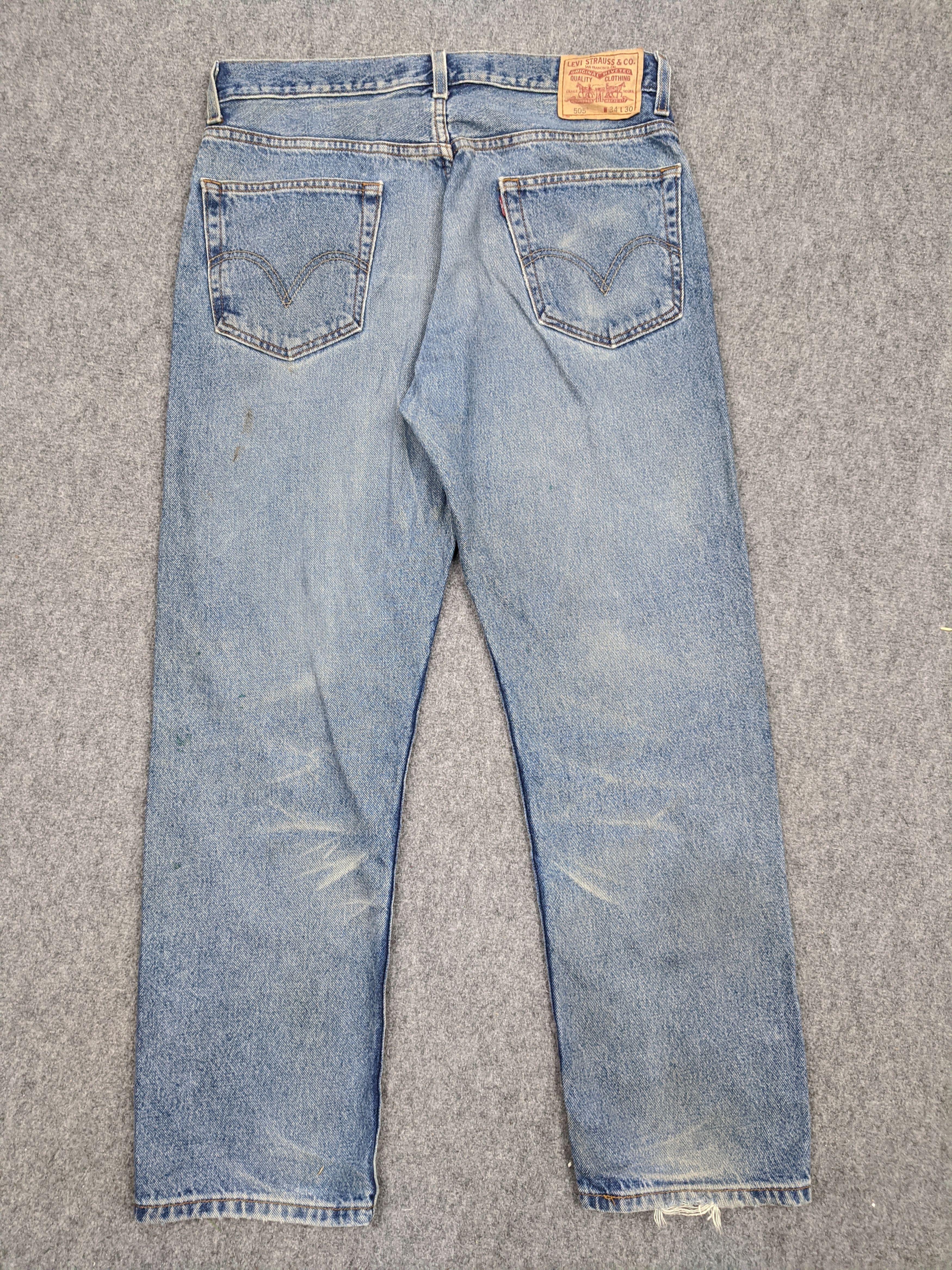 Levi's Vintage Levis 505 Jeans DP0608 Size US 35 - 3 Thumbnail