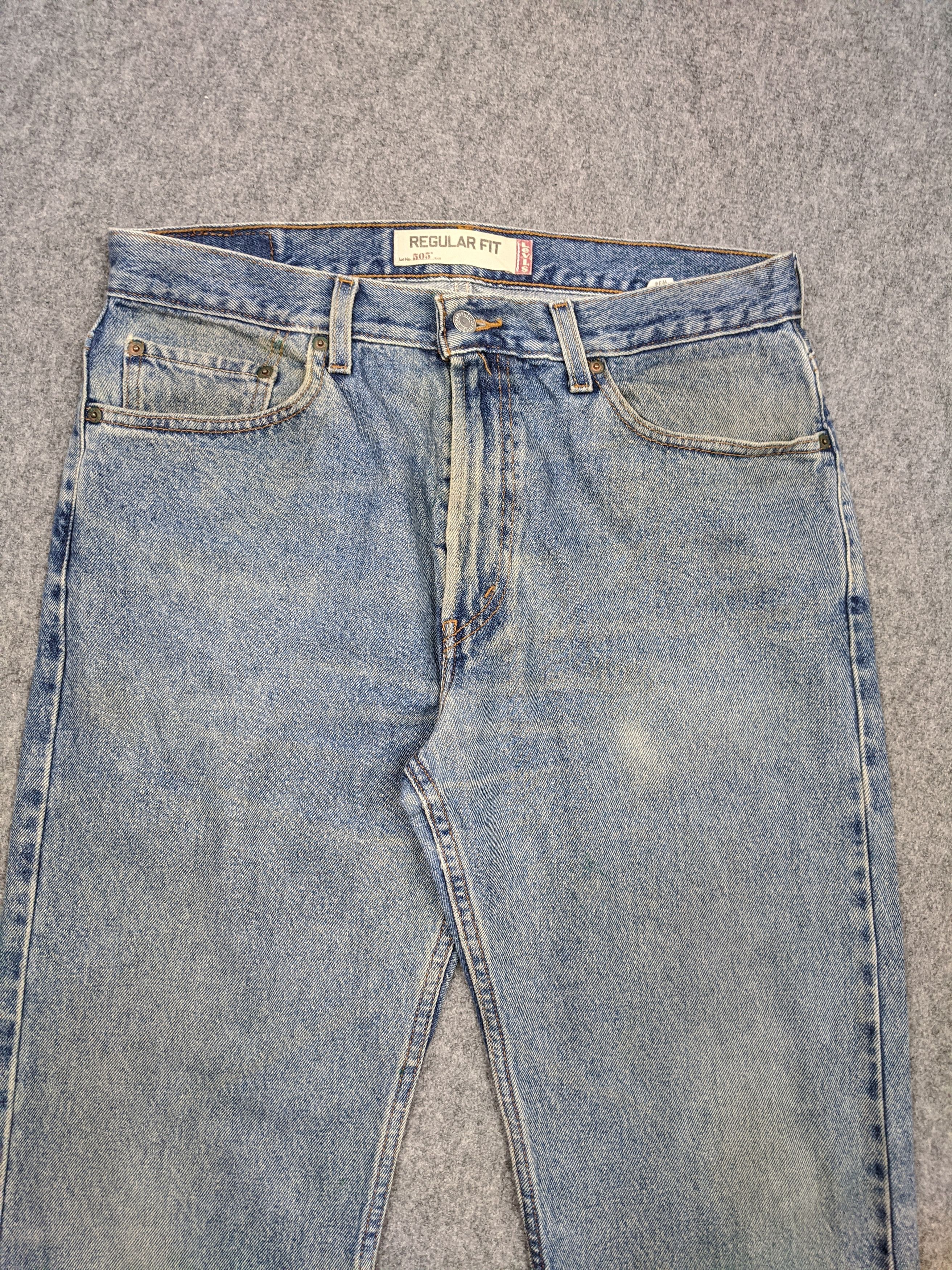 Levi's Vintage Levis 505 Jeans DP0608 Size US 35 - 2 Thumbnail