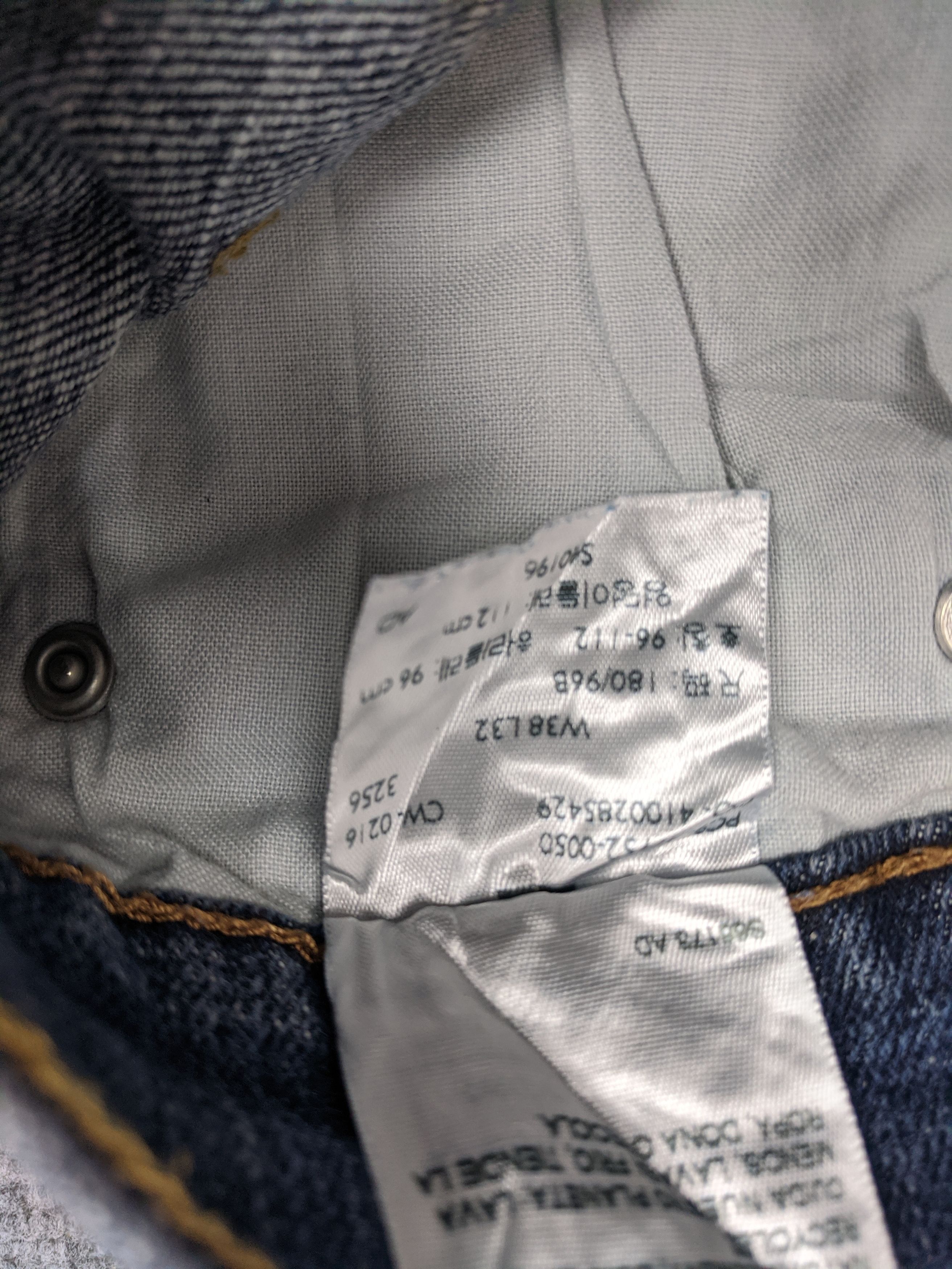 Levi's Vintage Levis Jeans DP0615 Size US 38 / EU 54 - 8 Thumbnail