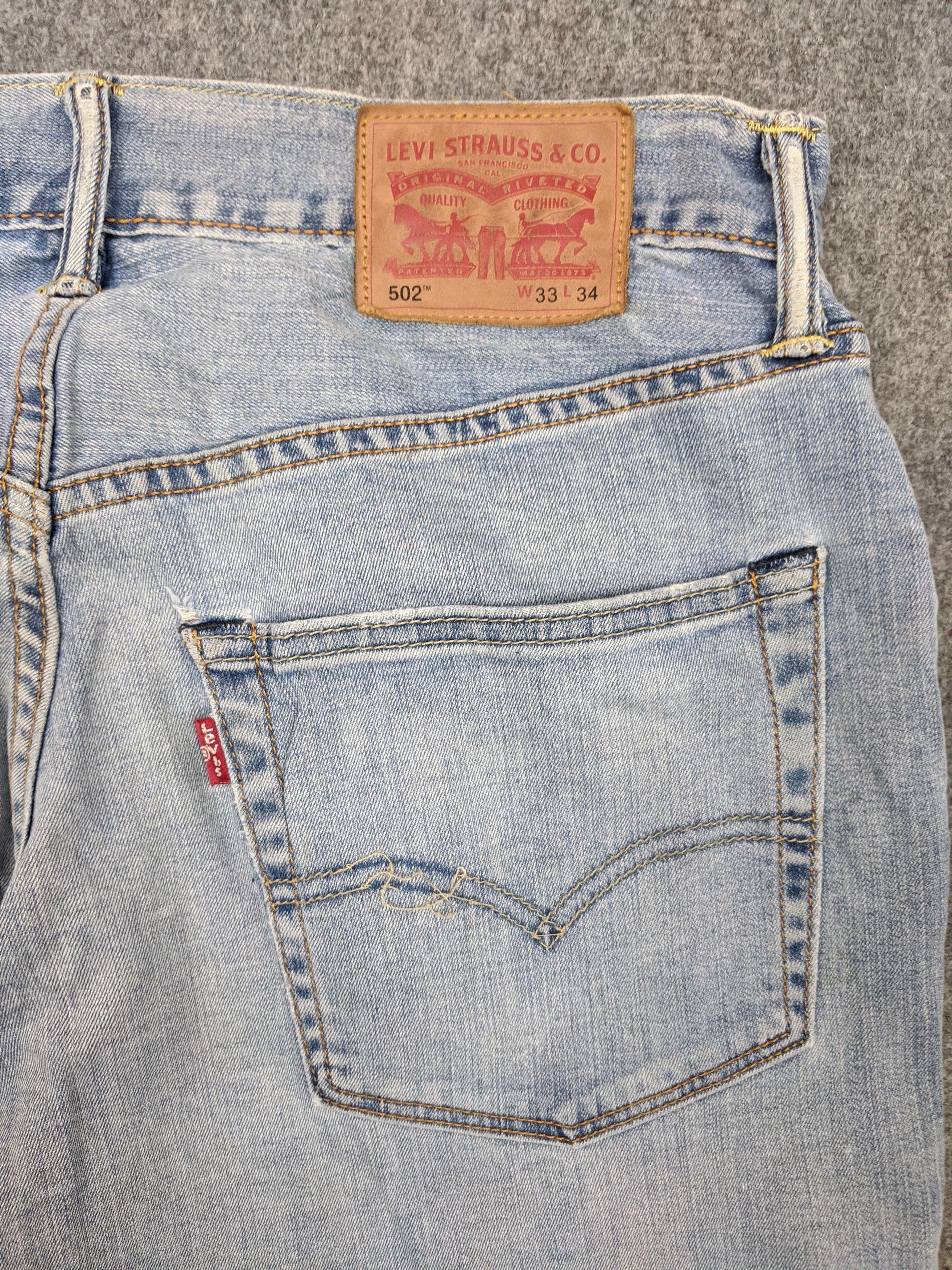 Levi's Vintage Levis 502 Jeans DP0617 Size US 35 - 10 Thumbnail