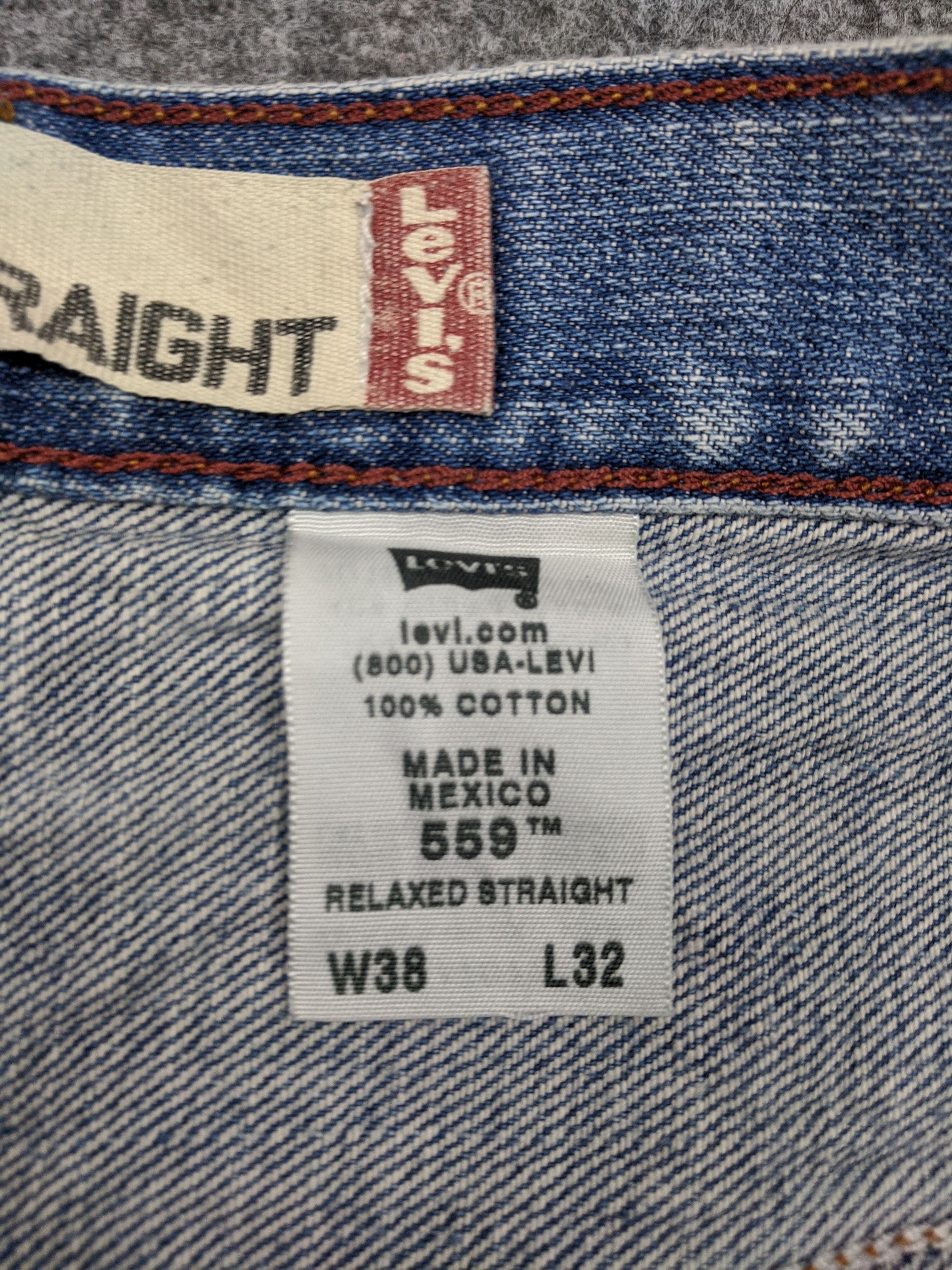 Levi's Vintage Levis 559 Jeans DP0621 Size US 39 - 6 Thumbnail