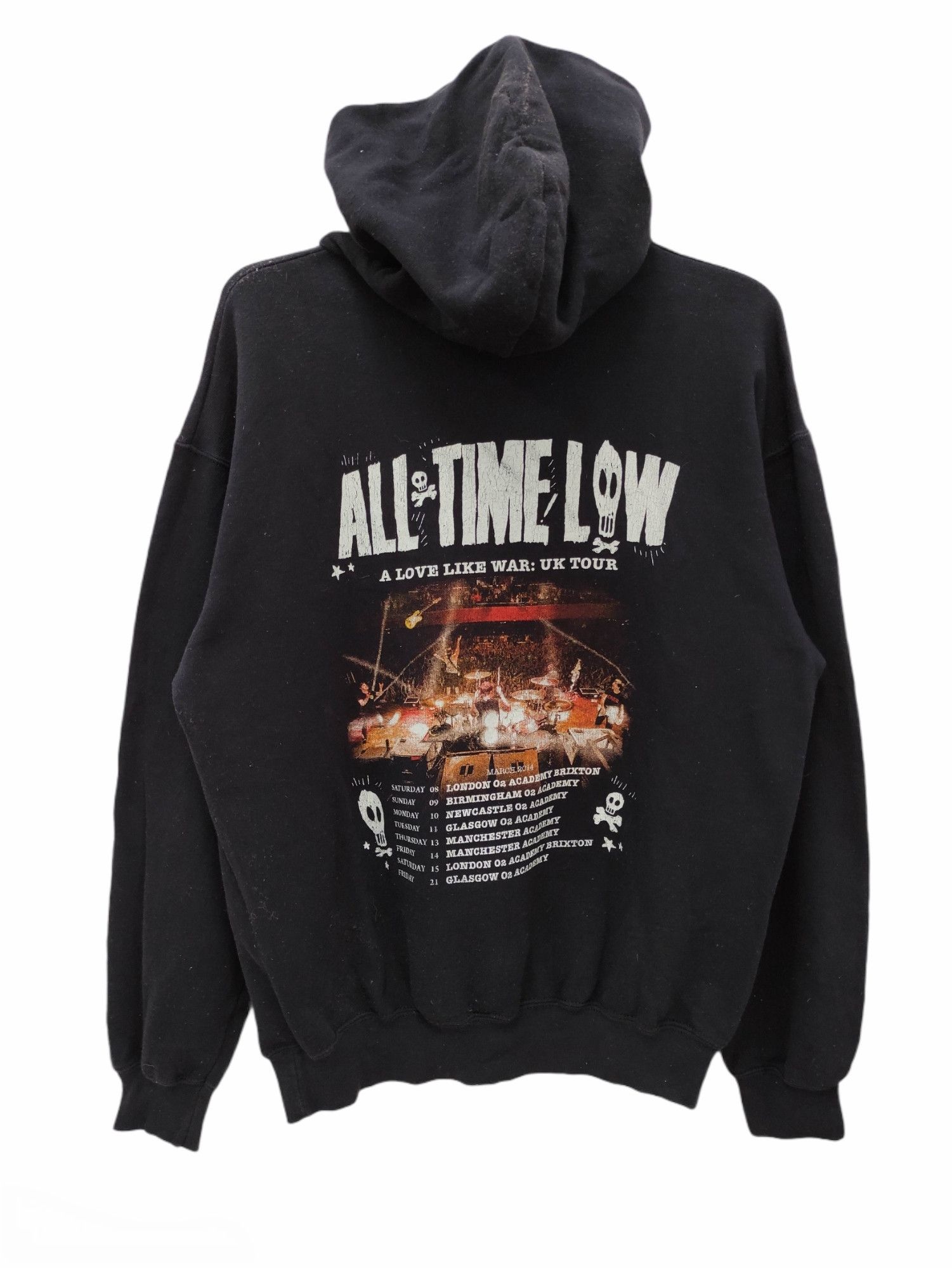 Band Tees ALL TIME LOW 'A LOVE LIKE WAR' UK TOUR HOODIE Size US M / EU 48-50 / 2 - 2 Thumbnail