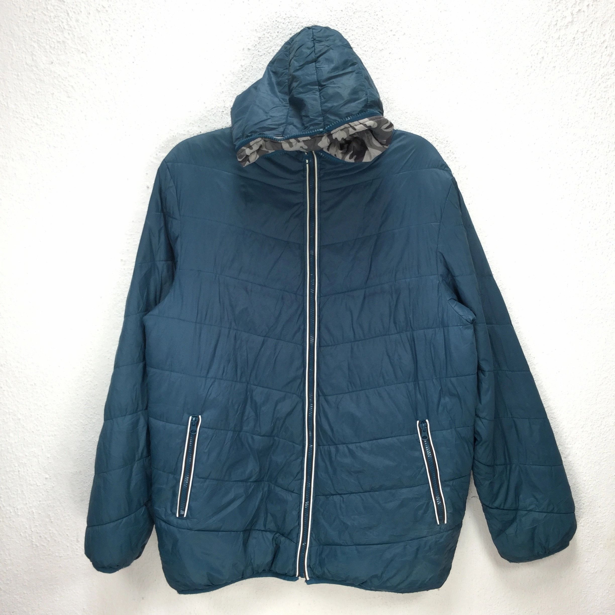 Gilevans puffer Hoodies Reversible Jacket