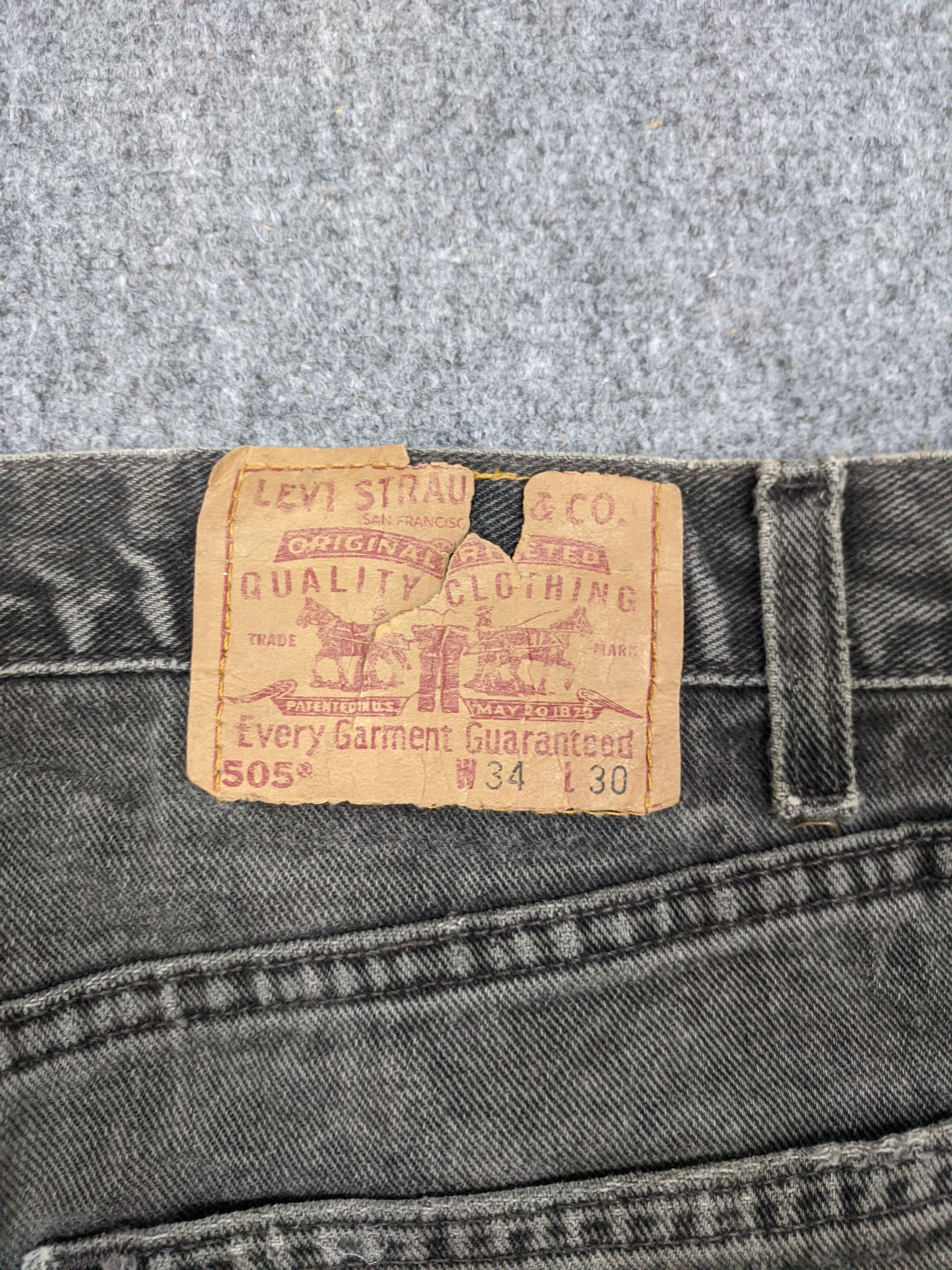 Levi's Vintage Levis 505 Jeans DP0630 Size US 34 / EU 50 - 11 Thumbnail