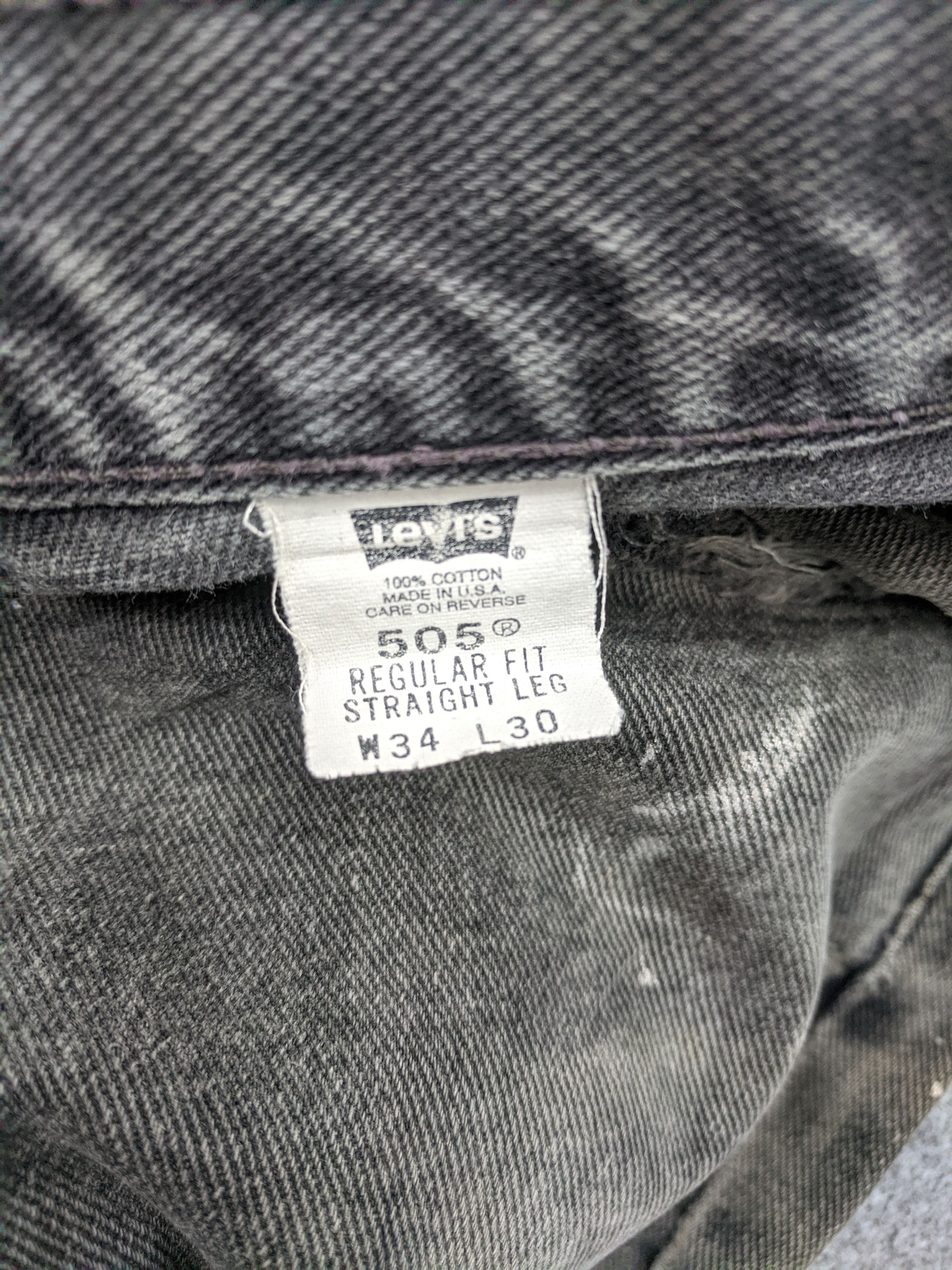 Levi's Vintage Levis 505 Jeans DP0630 Size US 34 / EU 50 - 16 Thumbnail