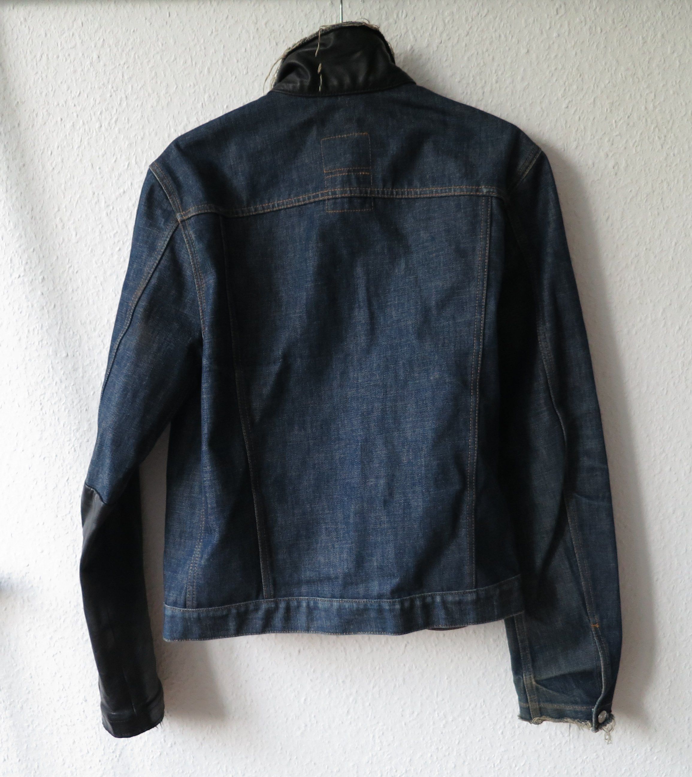 ジャケット・アウター Helmut Lang JACKET 48 Helmut Lang Leather Shirt Jacket - XL