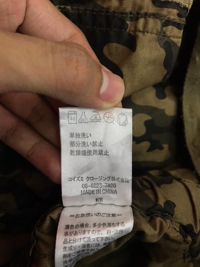 Japanese Brand VALMAN Camo pants military style/multipocket/cargo pants Size US 33 - 7 Thumbnail