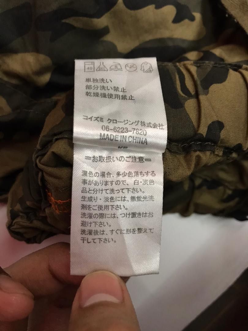 Japanese Brand VALMAN Camo pants military style/multipocket/cargo pants Size US 33 - 9 Thumbnail