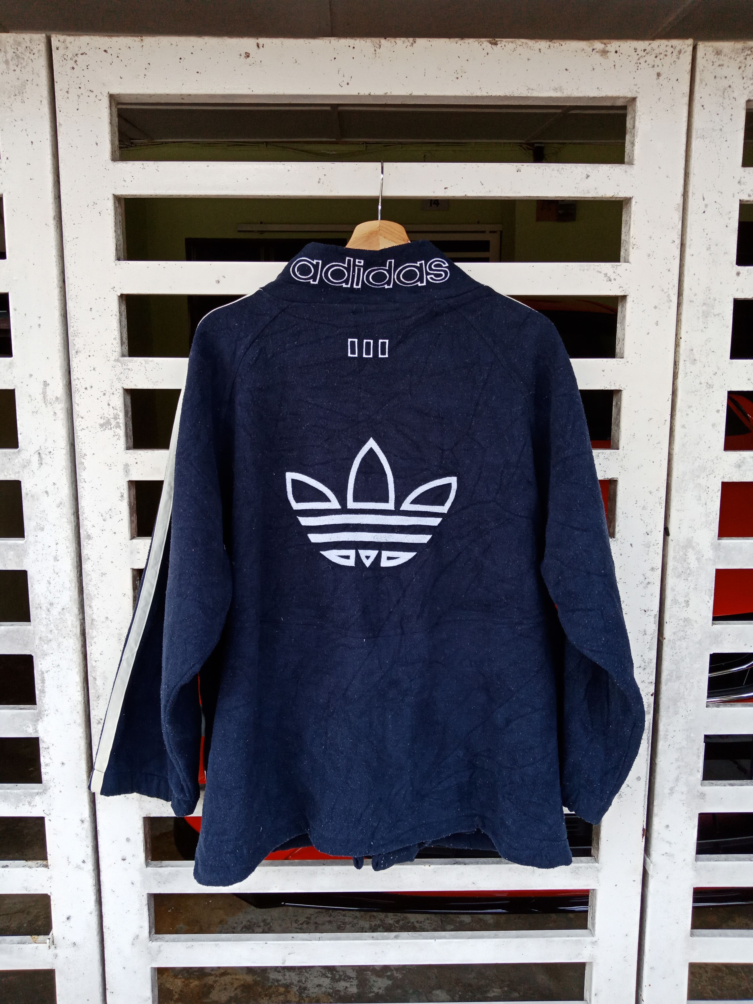 Adidas Adidas Trefoil Big Logo Spell Out Size US L / EU 52-54 / 3 - 1 Thumbnail