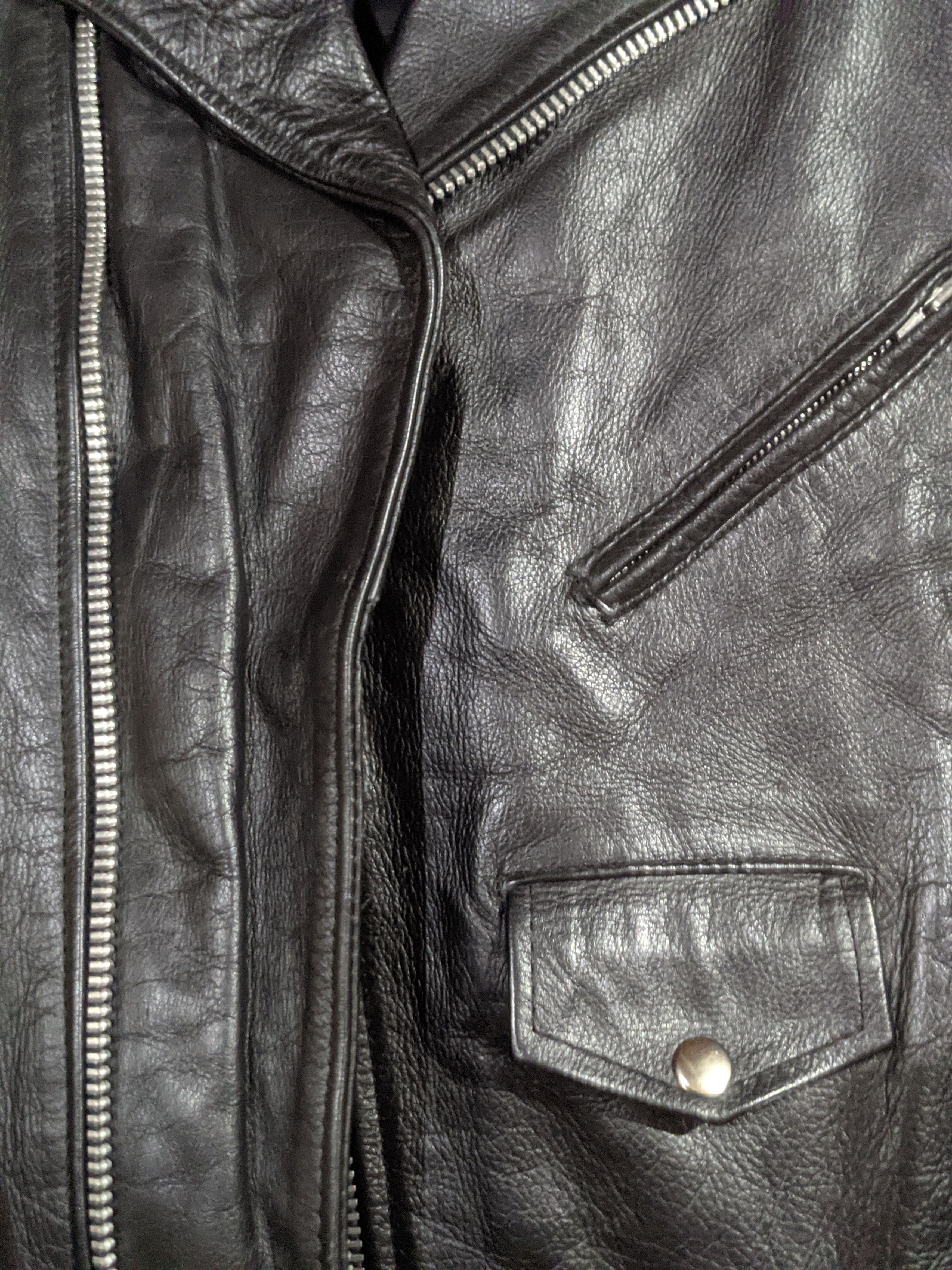 Vintage BLL Heavy Leather Cruiser Jacket | Grailed