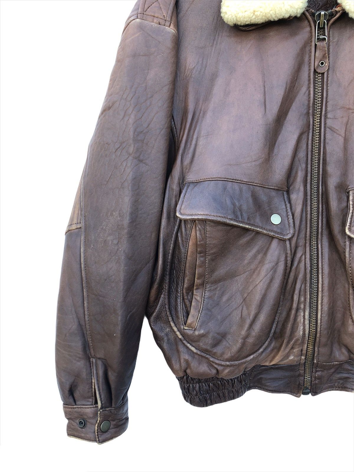 vtg A-2 90s jacket ジャケット・アウター bomber real leather m