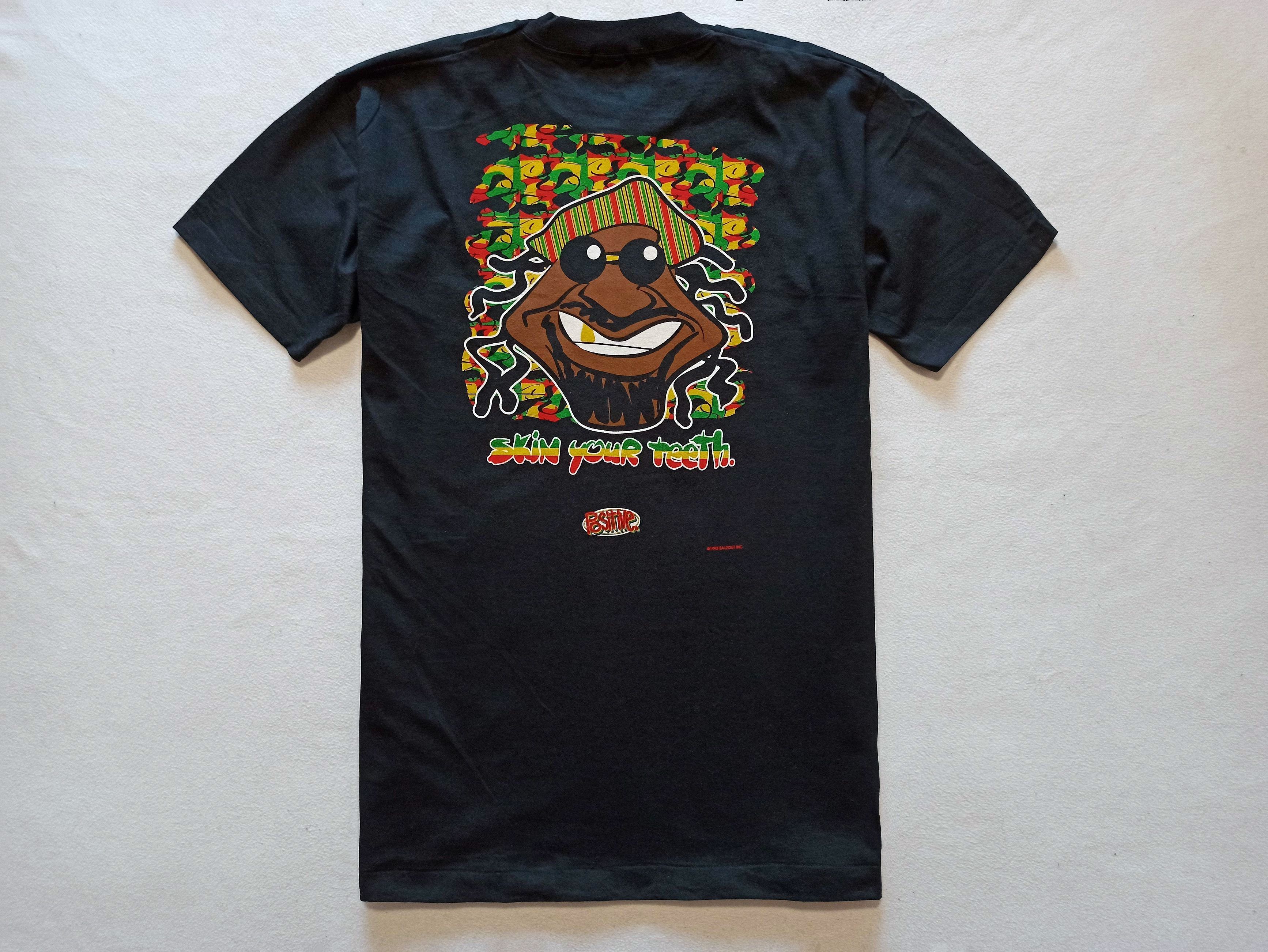 Bob Marley × Vintage Reggae Skin Your Teeth Vintage T shirt Size US XL / EU 56 / 4 - 1 Thumbnail