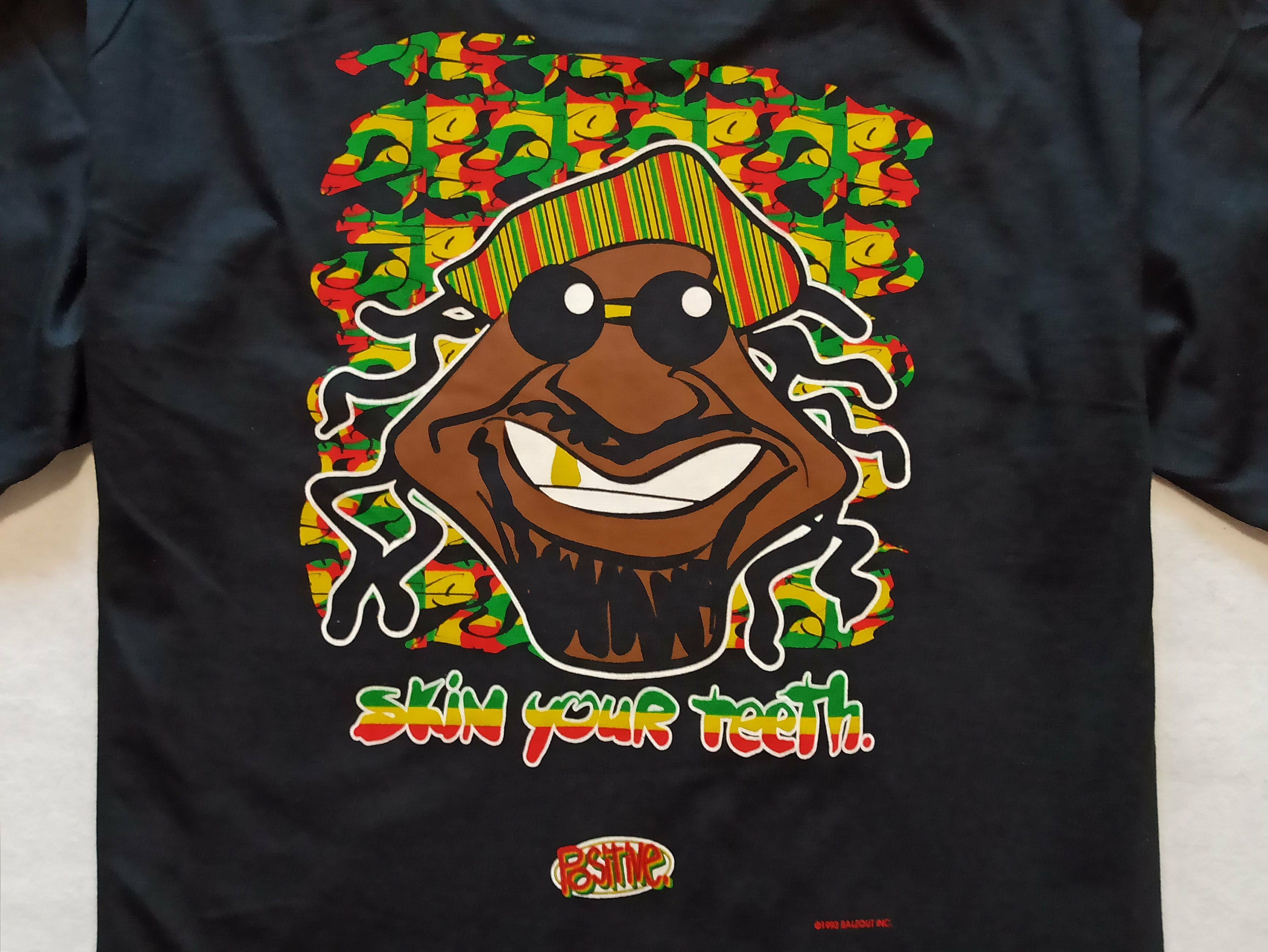 Bob Marley × Vintage Reggae Skin Your Teeth Vintage T shirt Size US XL / EU 56 / 4 - 3 Thumbnail