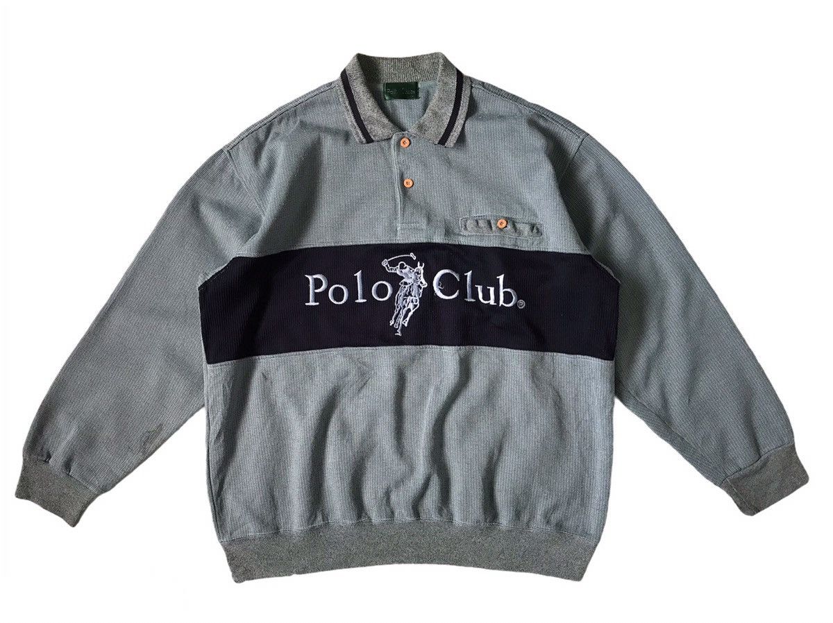 Japanese Brand Polo Club Embroidered Sweater Sweatshirt Size US L / EU 52-54 / 3 - 1 Thumbnail