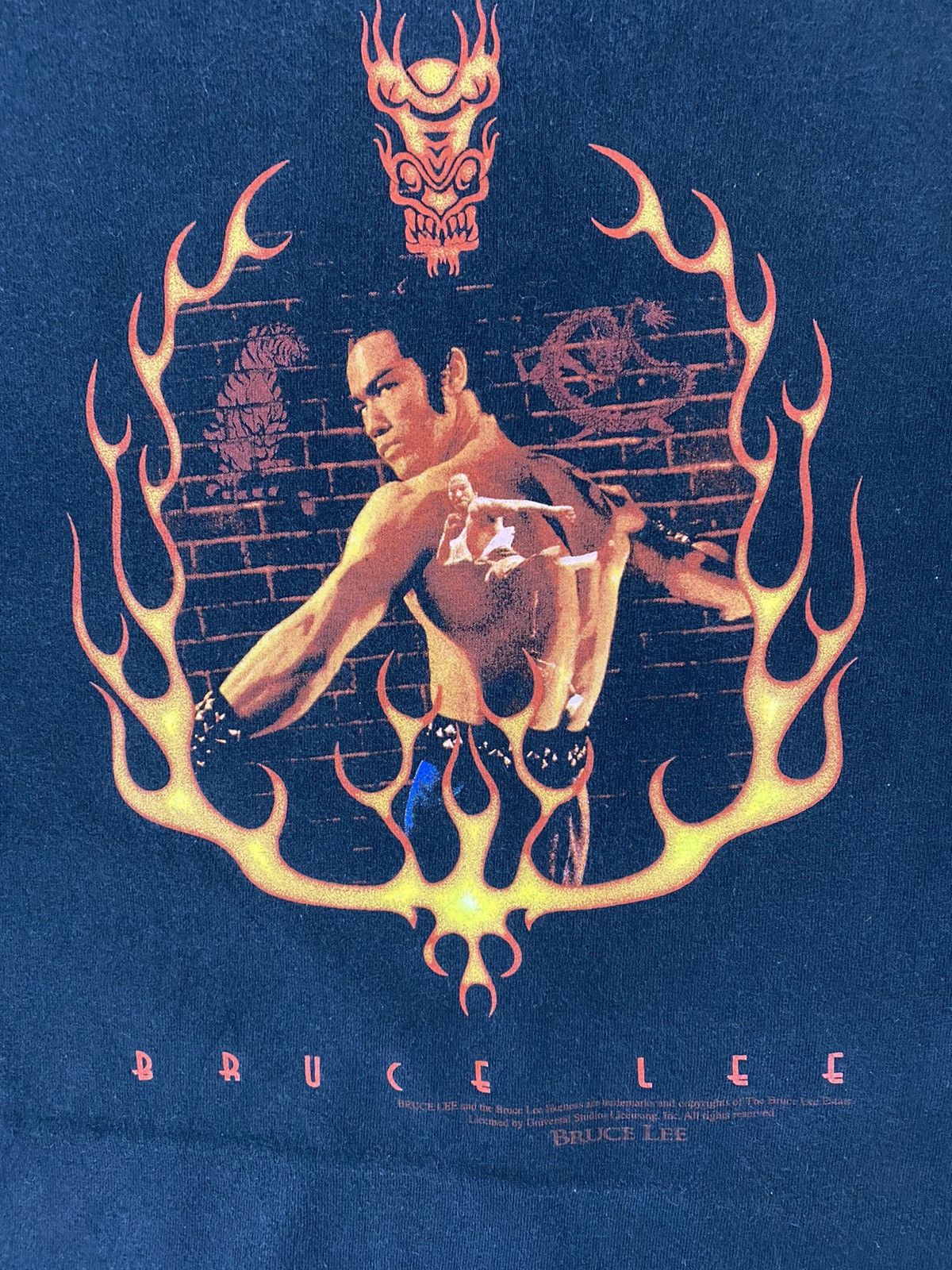 Giant × Vintage vintage 90s bruce lee martial art giant rare t-shirts Size US L / EU 52-54 / 3 - 3 Thumbnail