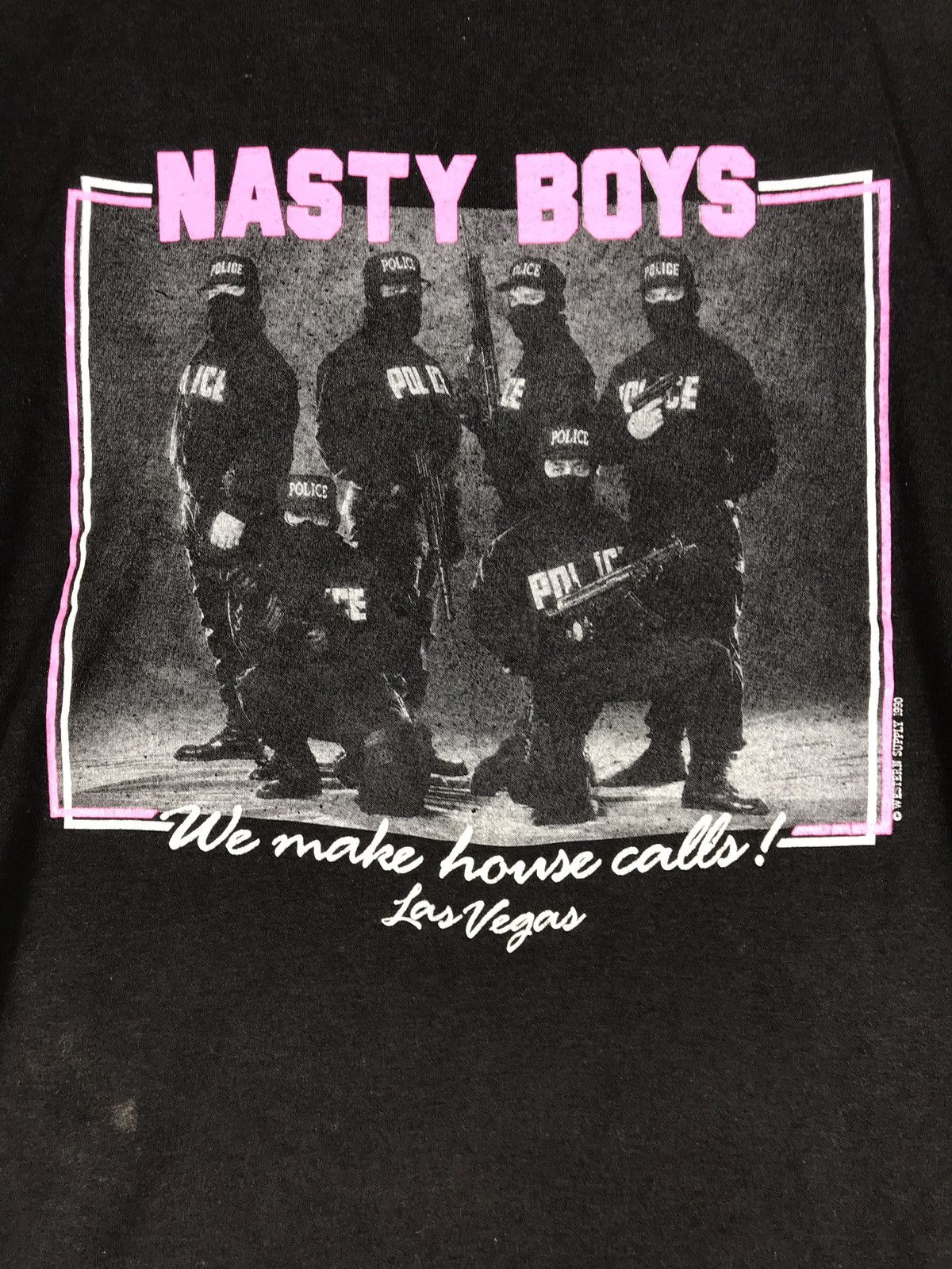 Vintage vintage 90s 1990 nasty boys big image police promo t-shirts Size US L / EU 52-54 / 3 - 3 Thumbnail