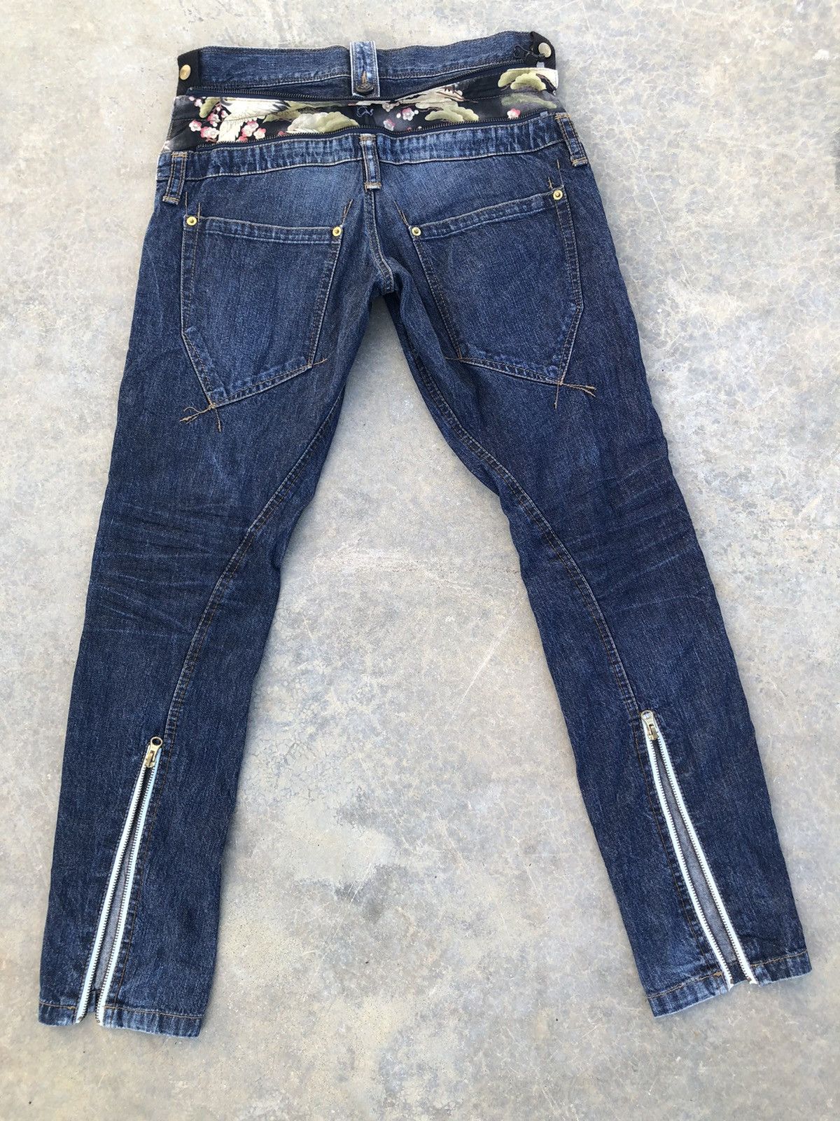 PPFM × Seditionaries PPFM Bondage Punk Denim Jeans Size US 30 / EU 46 - 2 Thumbnail